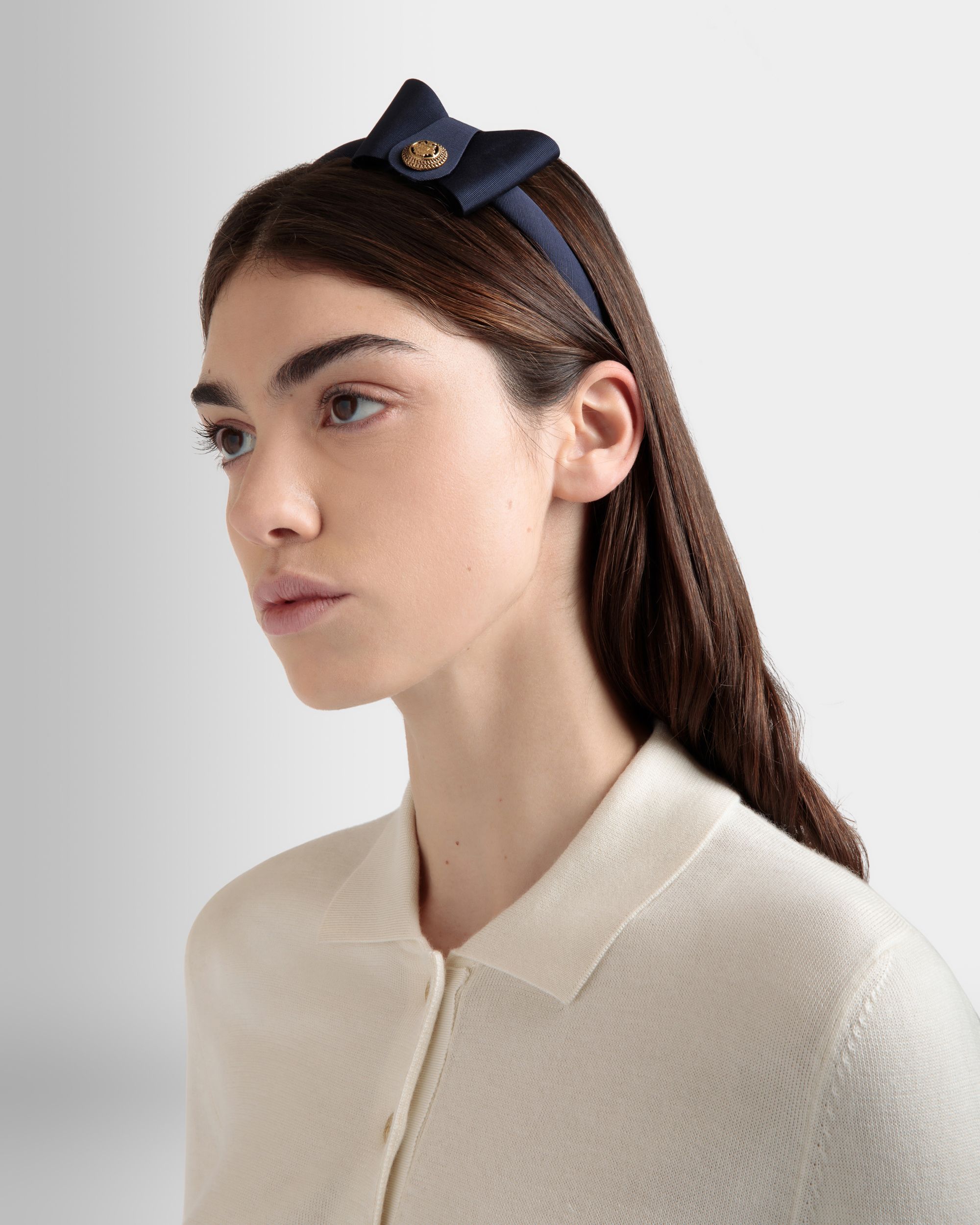ヘアアクセサリー Bally Bow ネイビーブルー - 女性 - Bally - 02