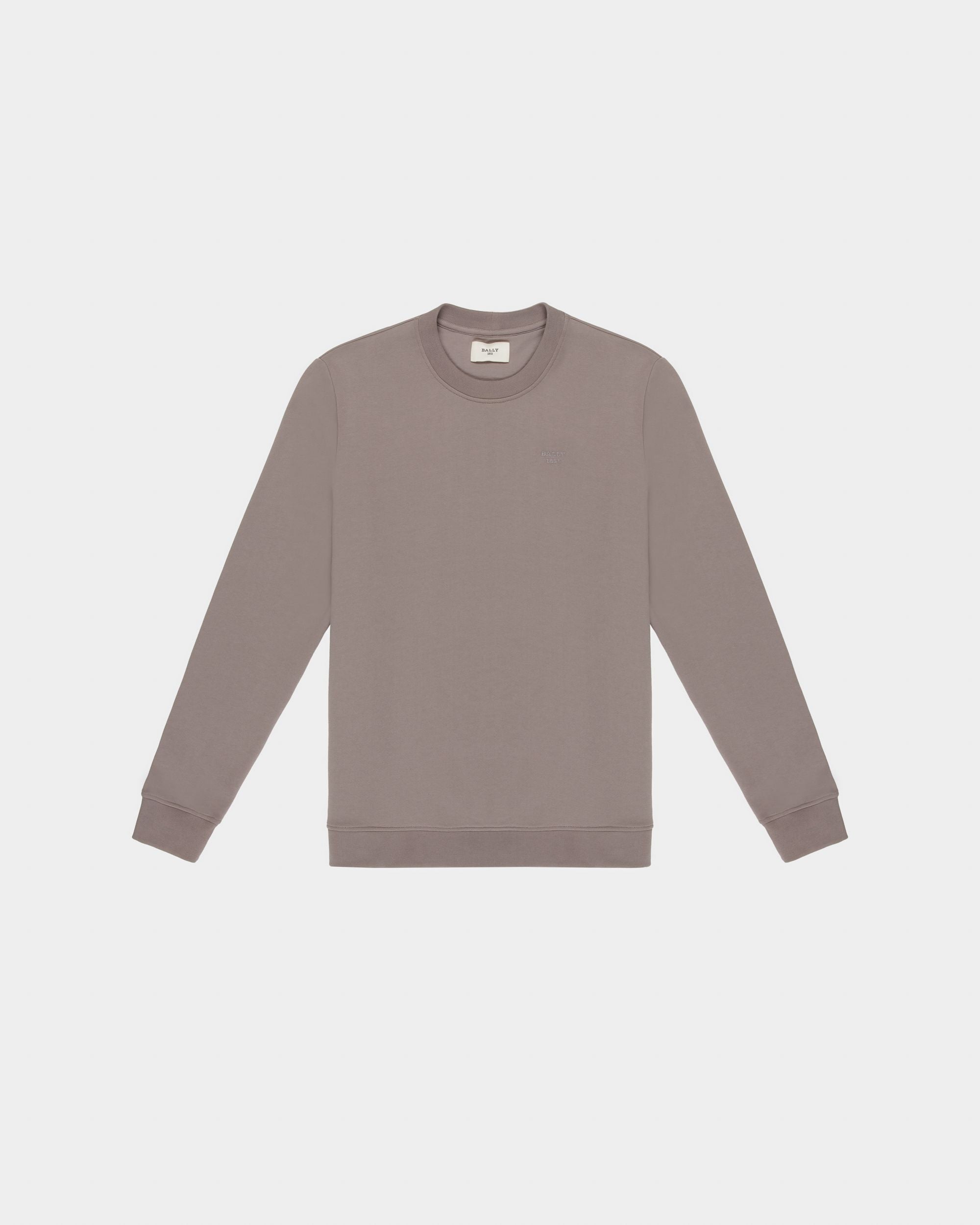 グレー オーガニックコットンミックス スウェットシャツ - 女性 - Bally - 04