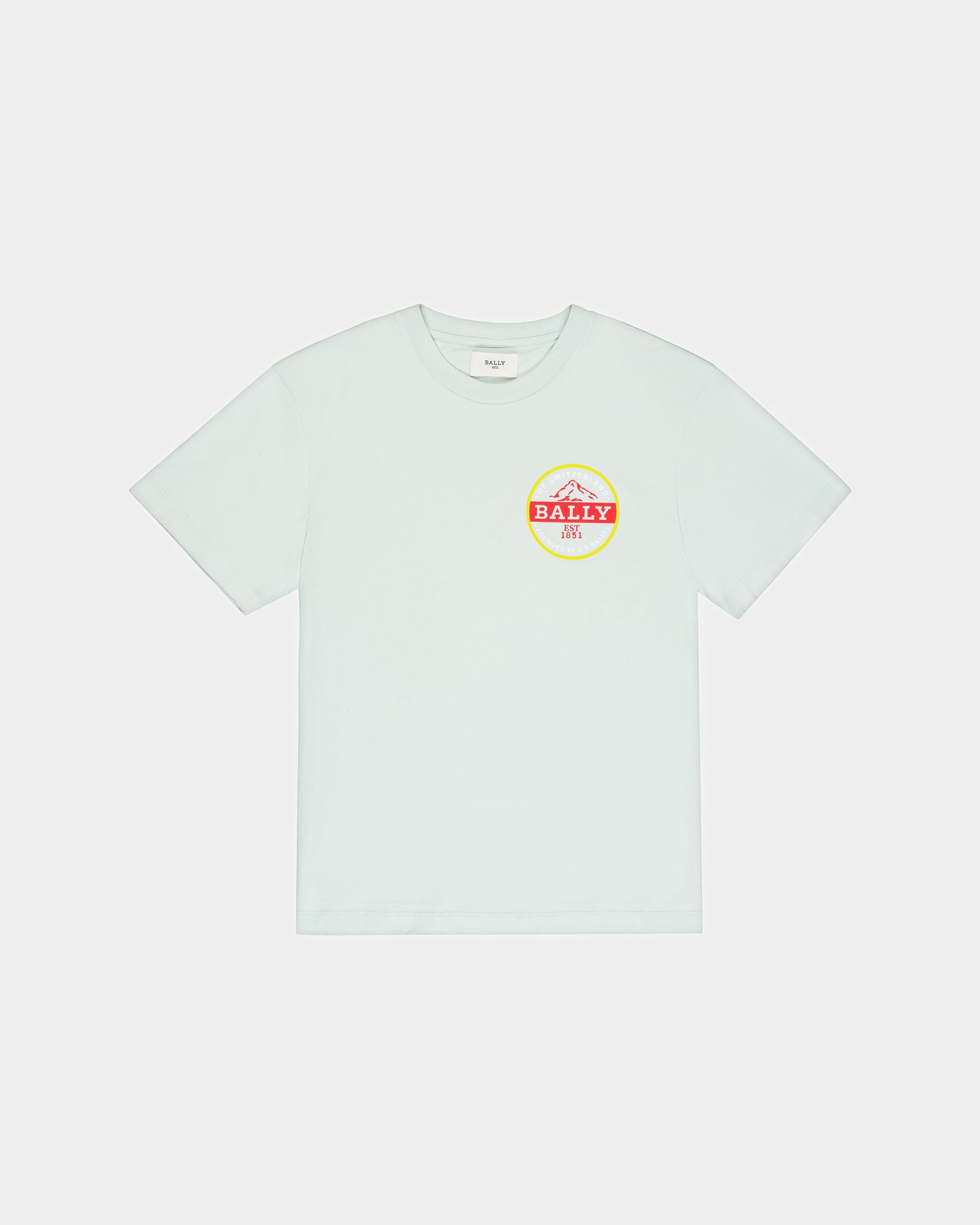 ロゴ Tシャツ ブルー コットン ロゴ Tシャツ - 女性 - Bally - 02