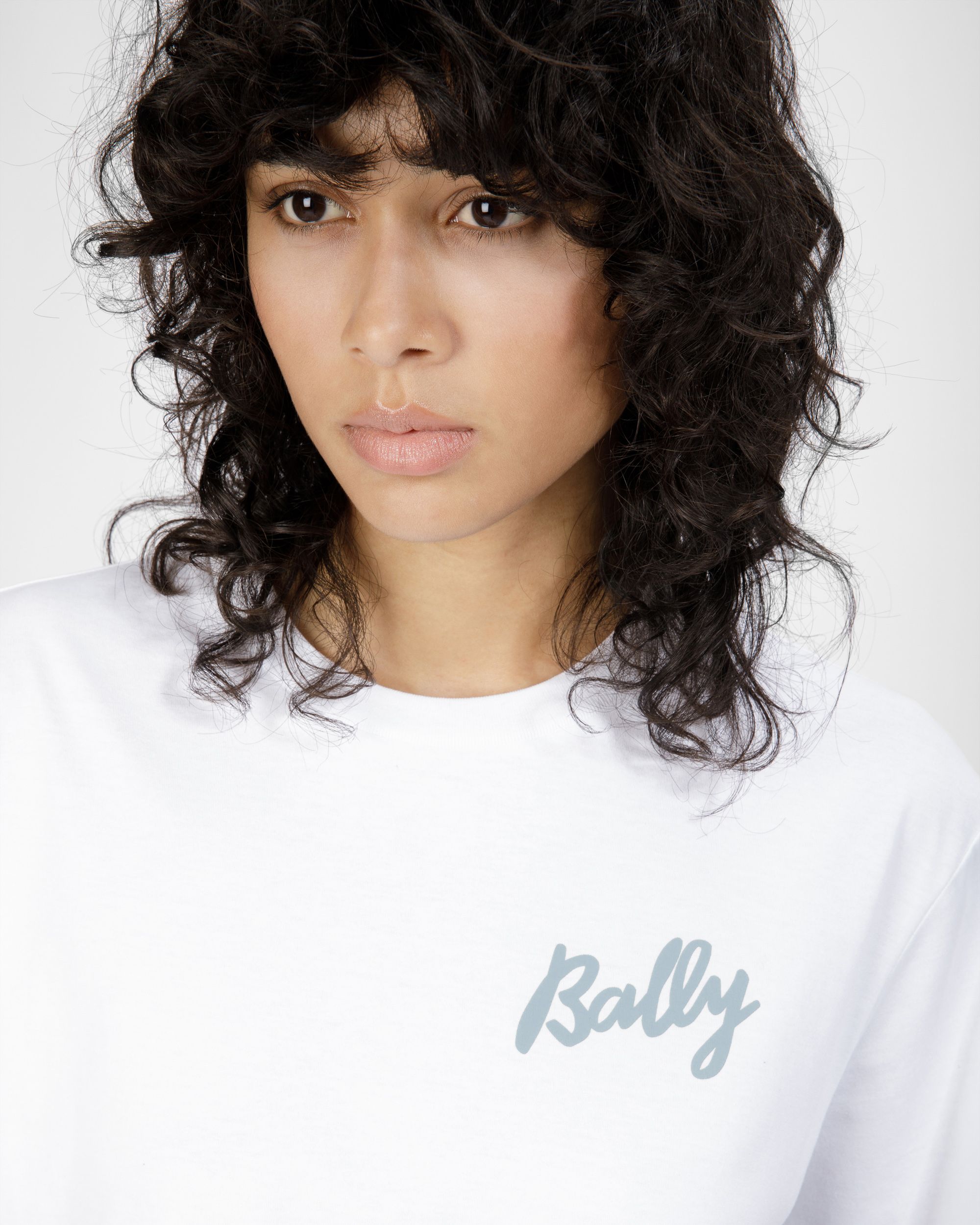 コットン Tシャツ ホワイト コットン Tシャツ - 女性 - Bally - 04