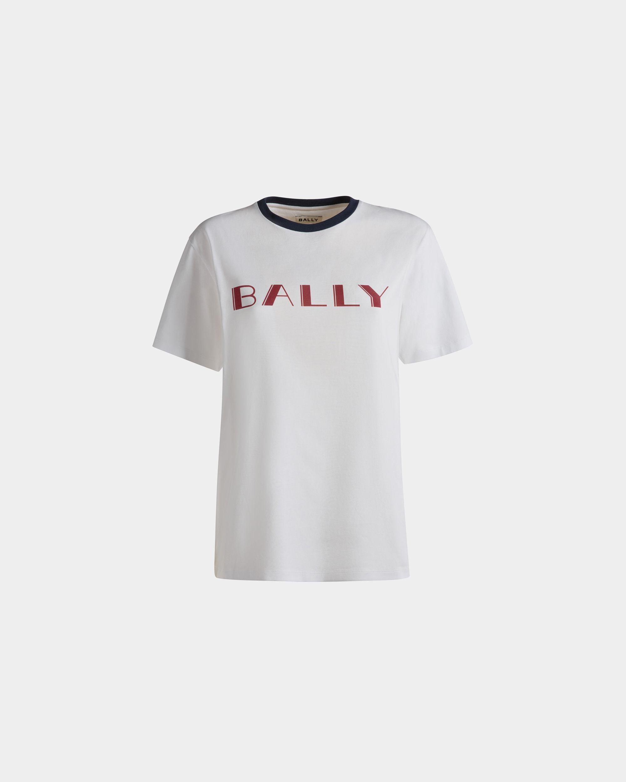 Summer Capsule Tシャツ ホワイト コットン - 女性 - Bally - 01