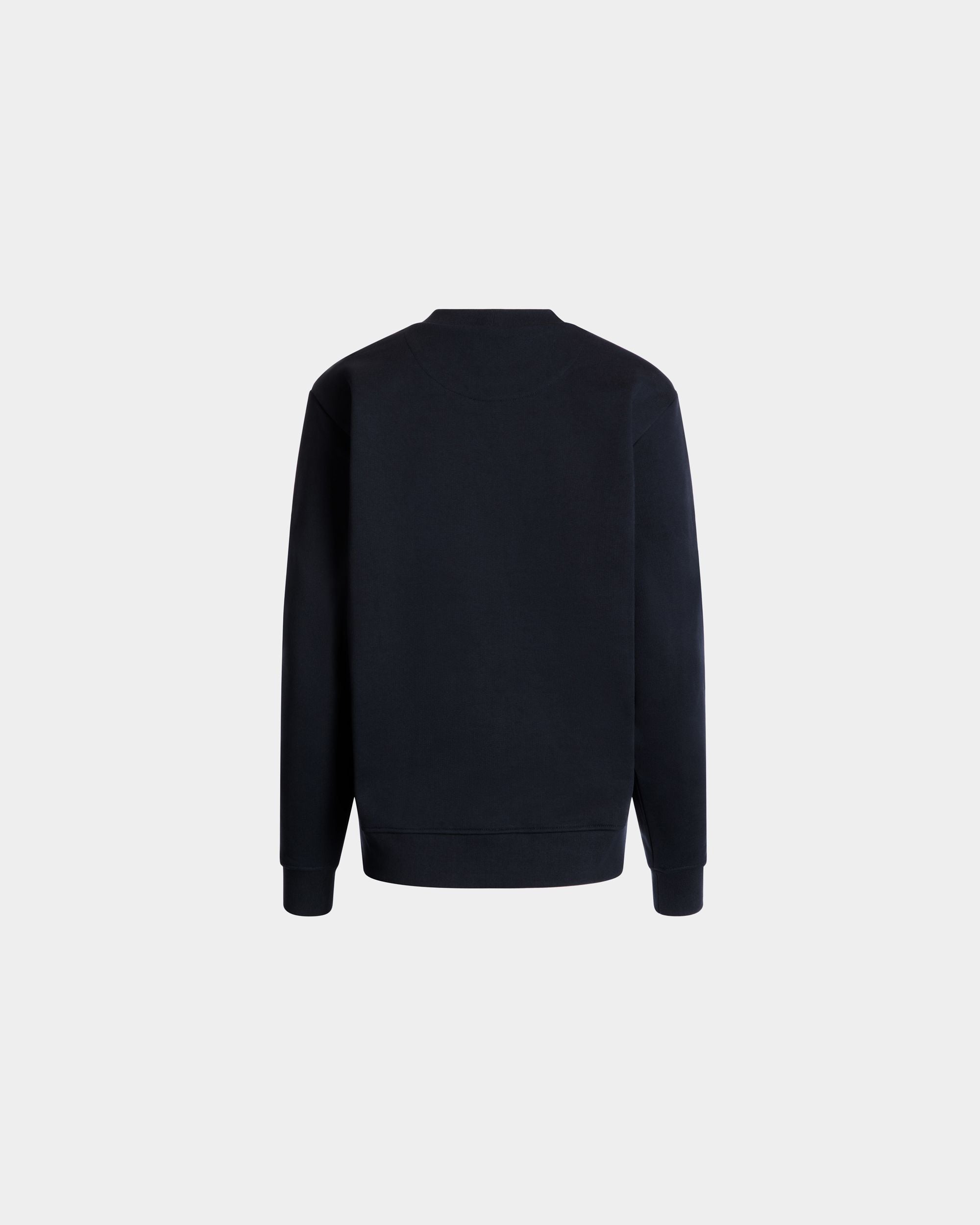 クルーネック スウェットシャツ Ballyクレストロゴ Navy Blue コットン - 女性 - Bally - 07