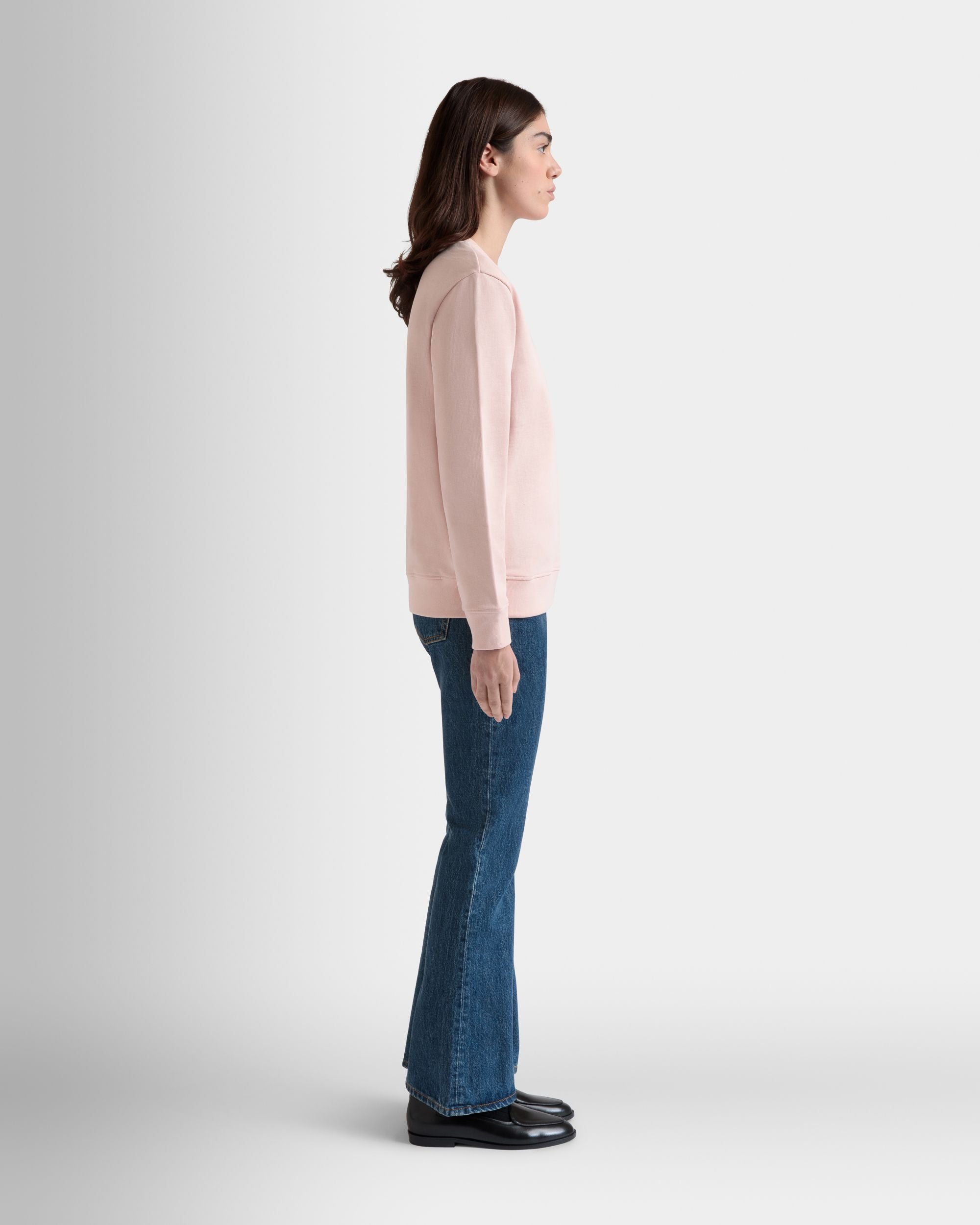クルーネック スウェットシャツ Bally Cake ダスティペタル コットン - 女性 - Bally - 05
