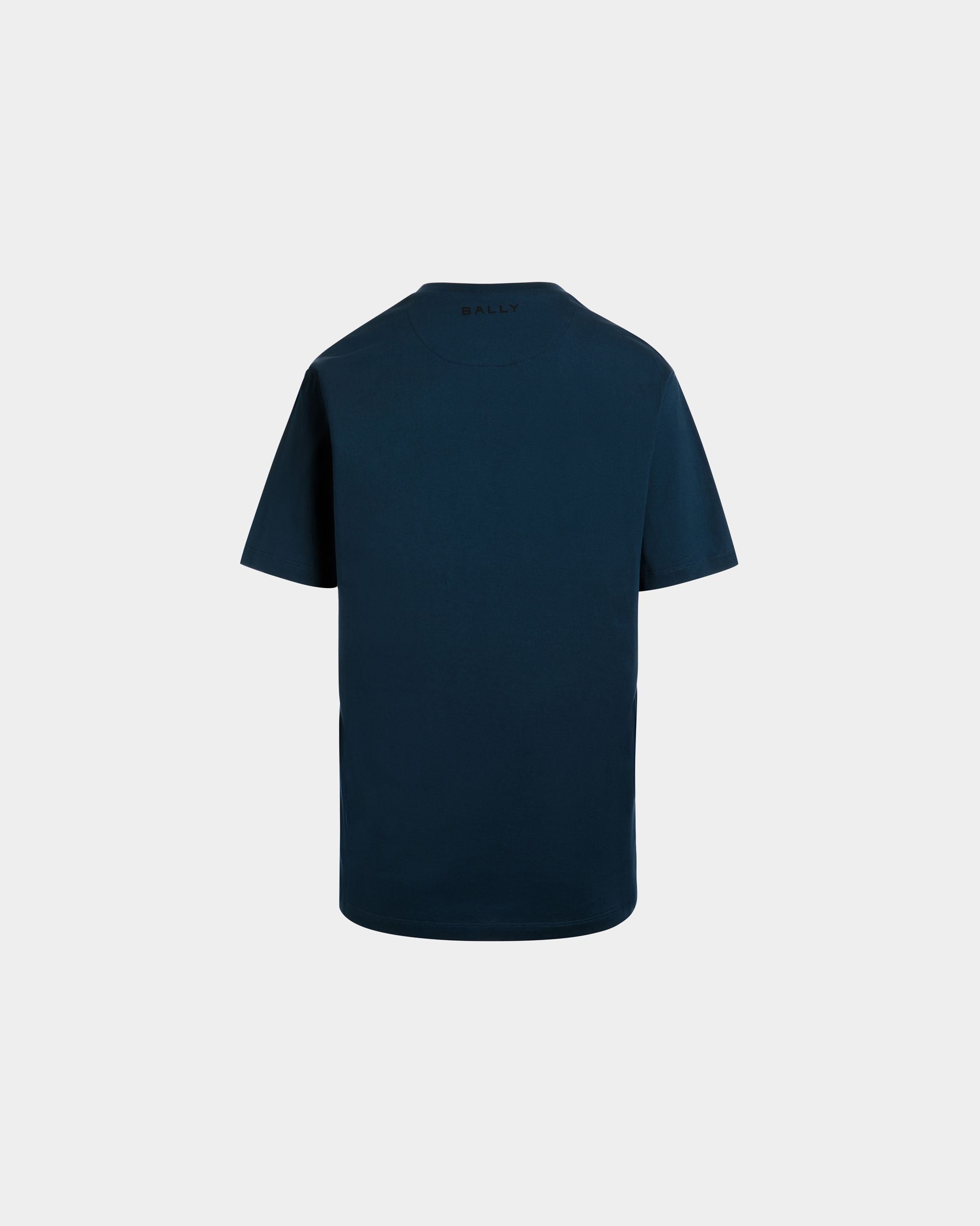 Tシャツ ネイビーブルー コットン Bally Cakeプリント - 女性 - Bally - 07
