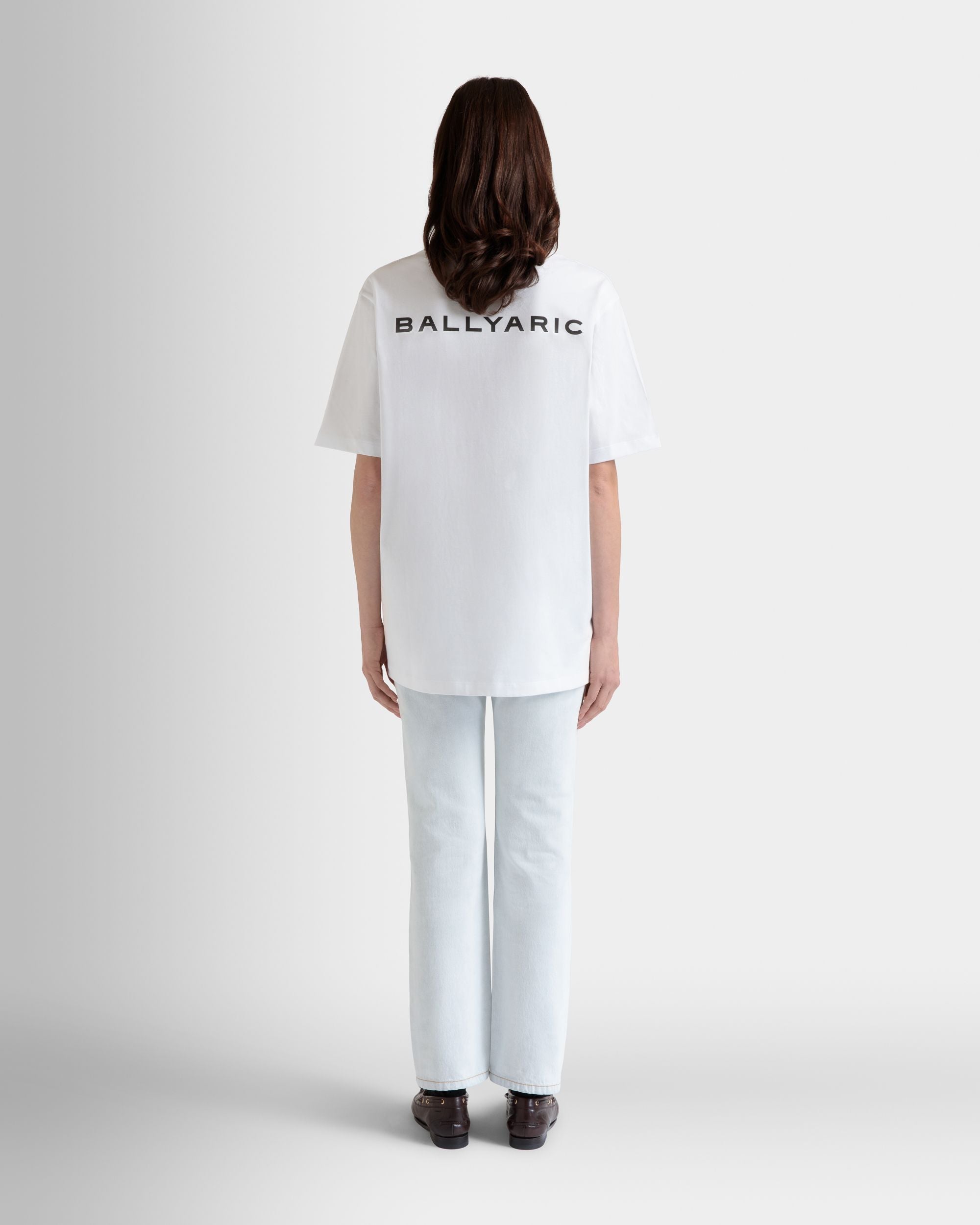 DJ Leo Mas x Bally Tシャツ ホワイト コットン Dancing Amnesiaプリント - 女性 - Bally - 06