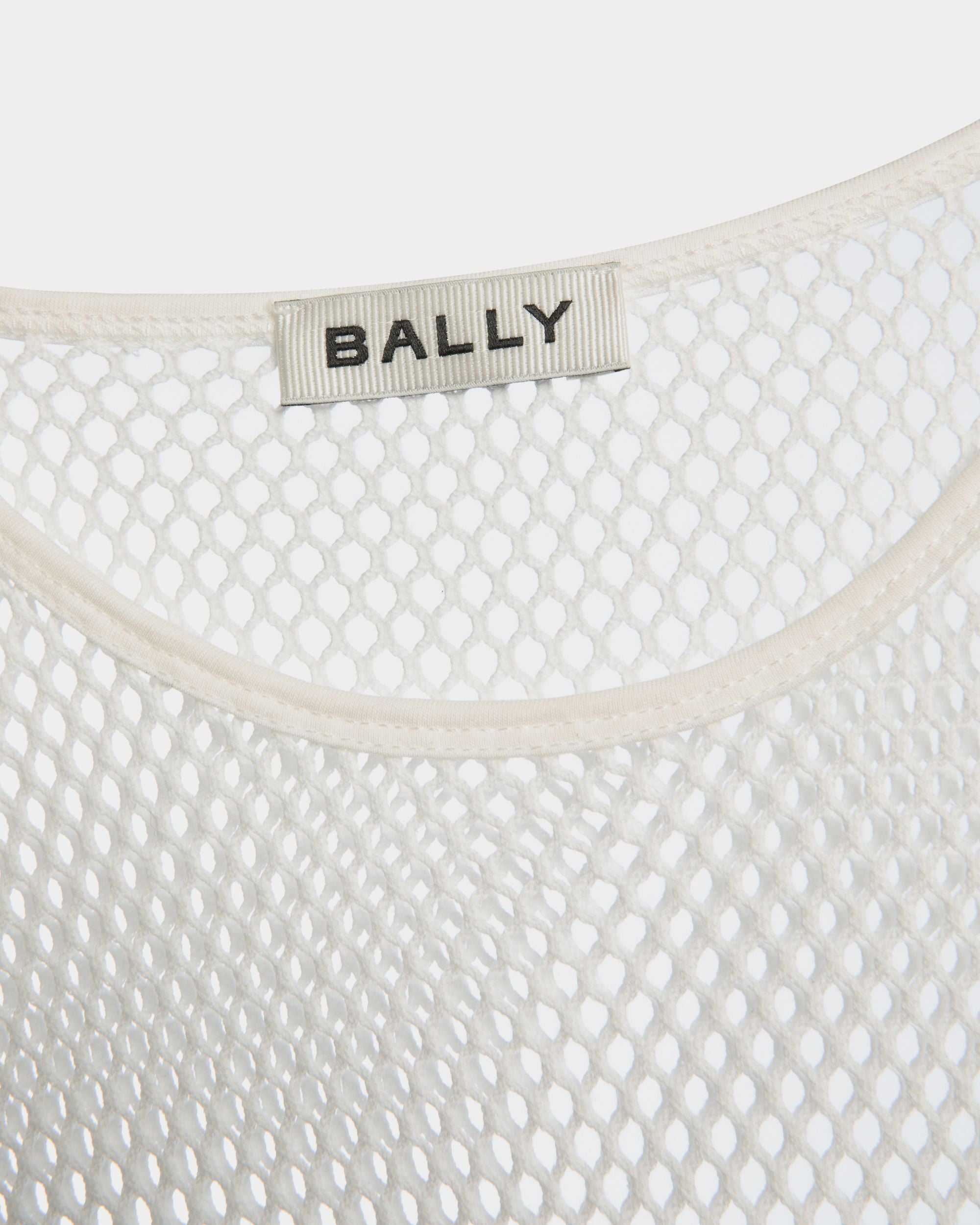 メッシュ Tシャツ ホワイト コットン - 女性 - Bally - 04
