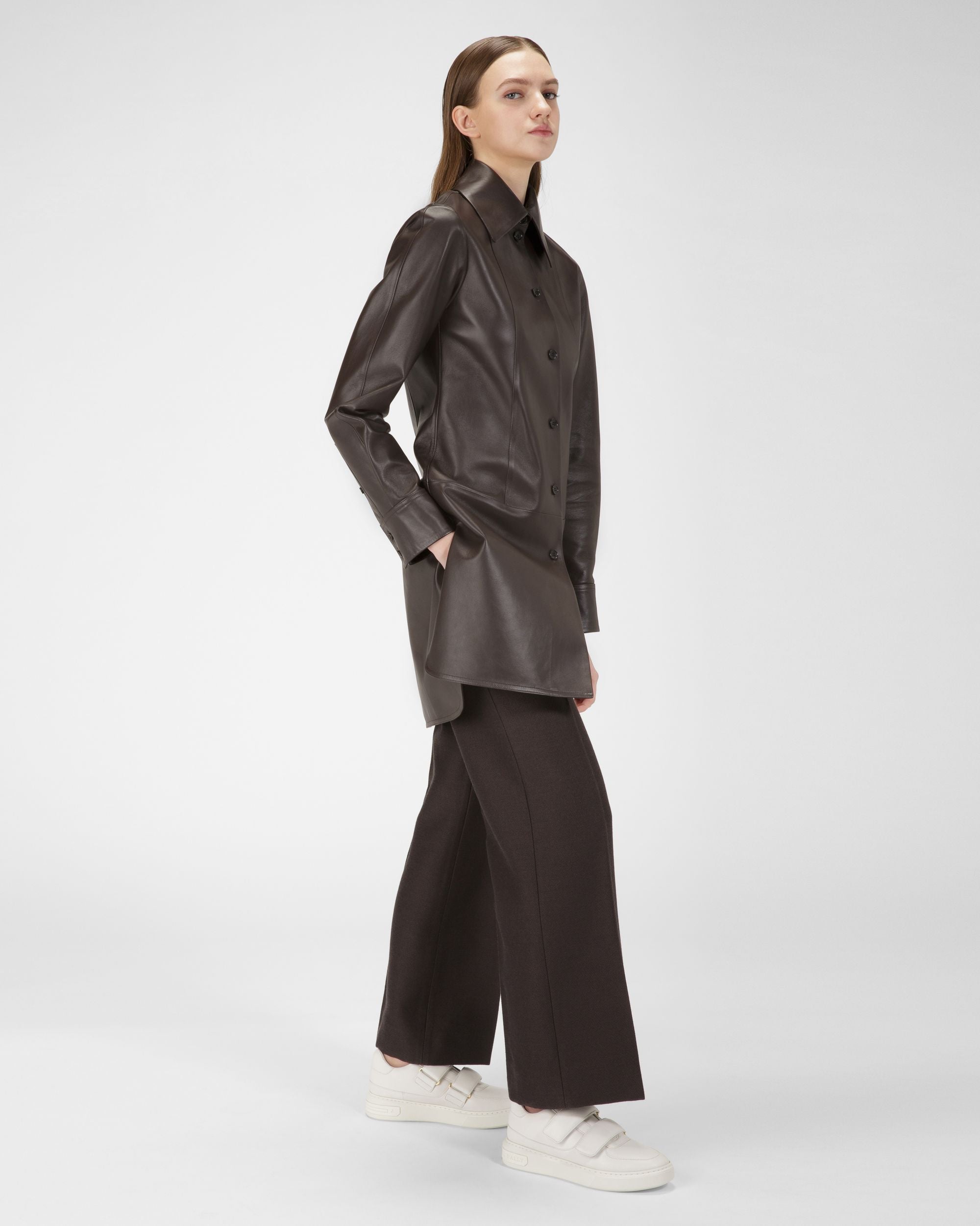 Maylor ホワイト レザー スニーカー - 女性 - Bally - 03