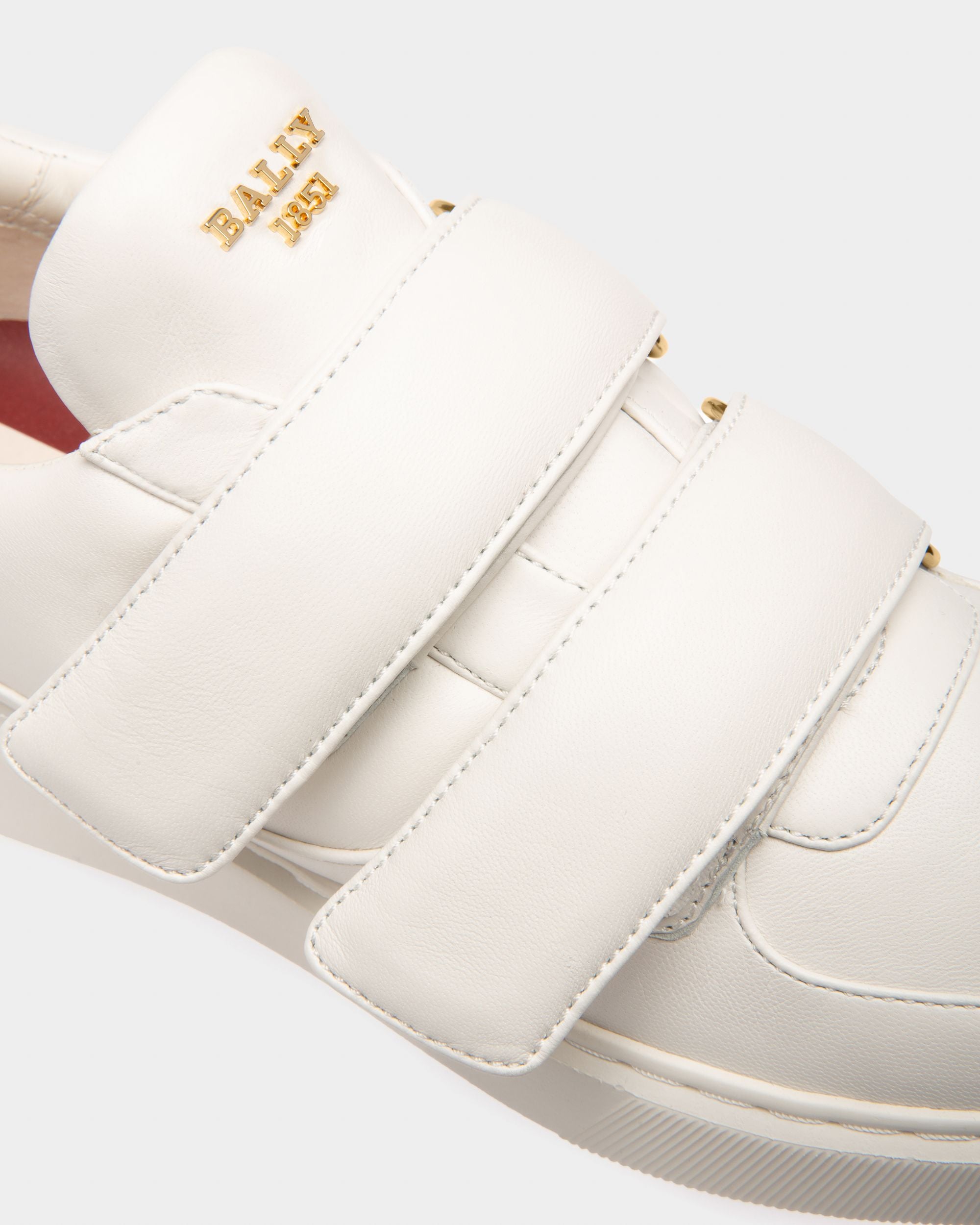Maylor ホワイト レザー スニーカー - 女性 - Bally - 06