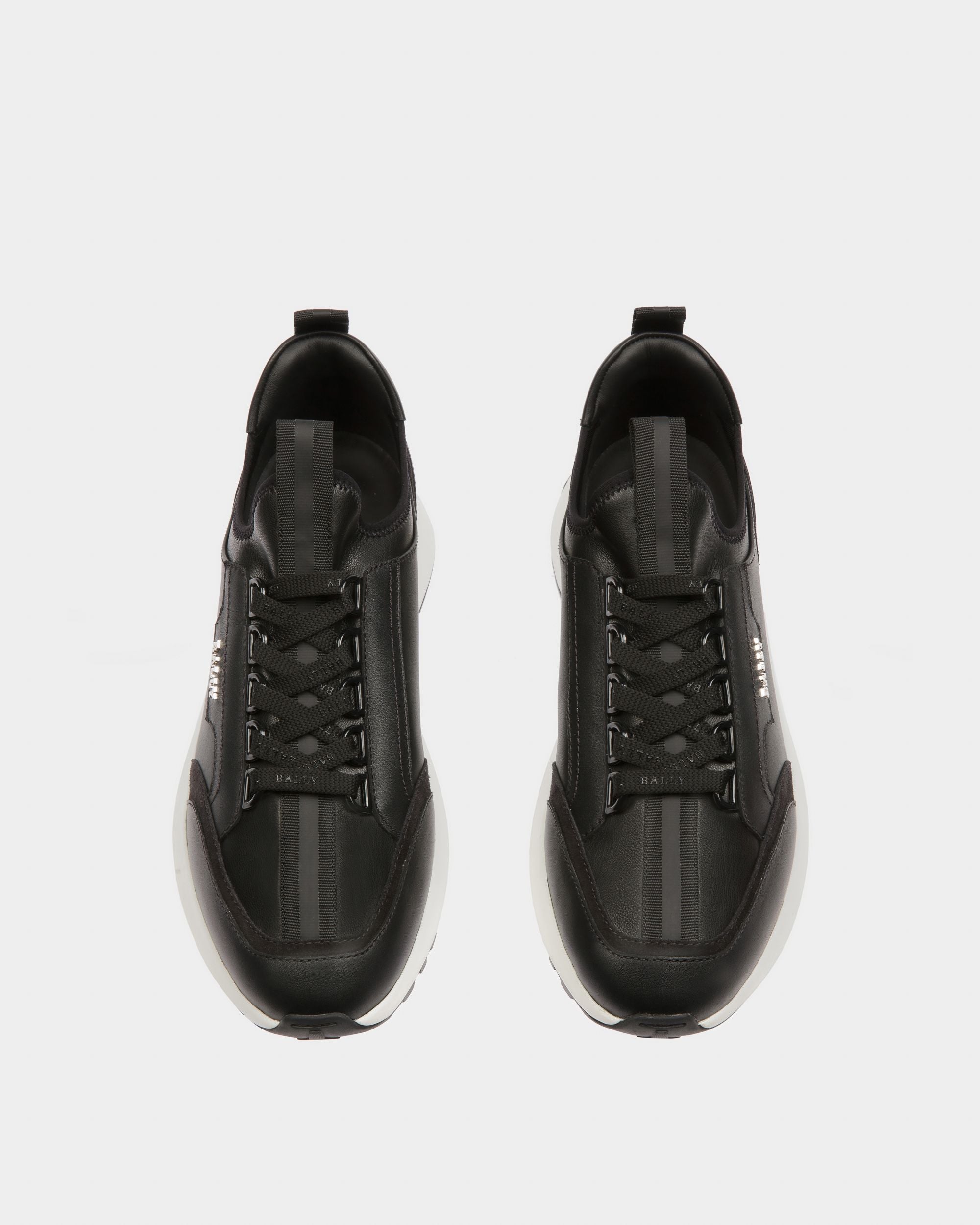 Deven ブラック レザー スニーカー - 女性 - Bally - 03
