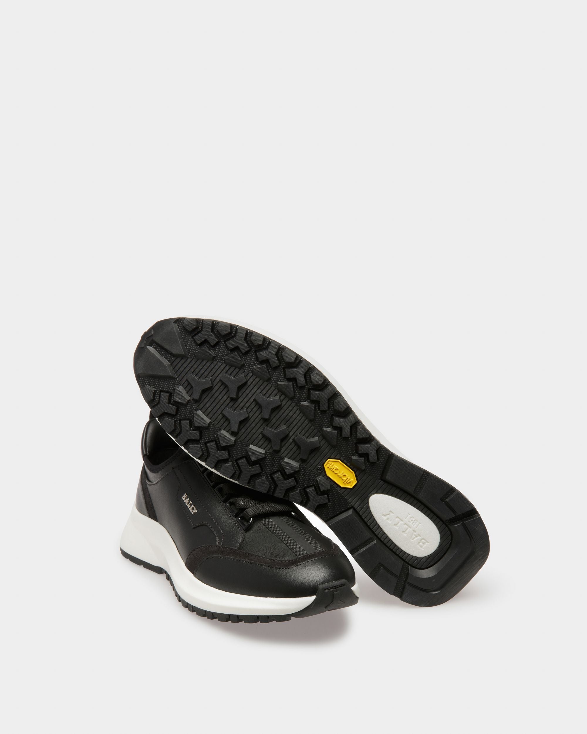 Deven ブラック レザー スニーカー - 女性 - Bally - 05