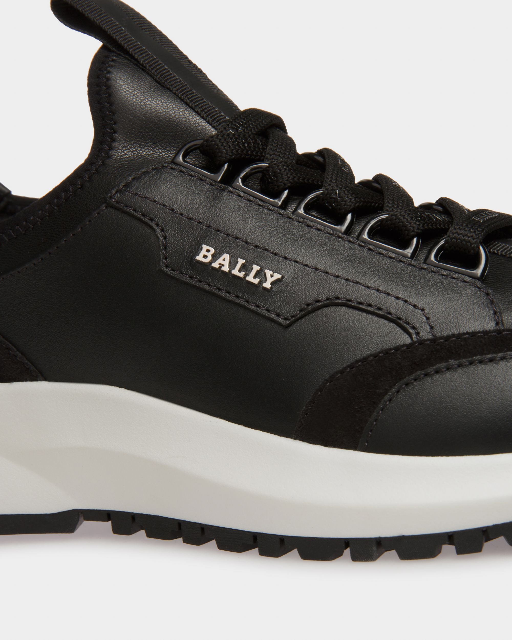 Deven ブラック レザー スニーカー - 女性 - Bally - 06