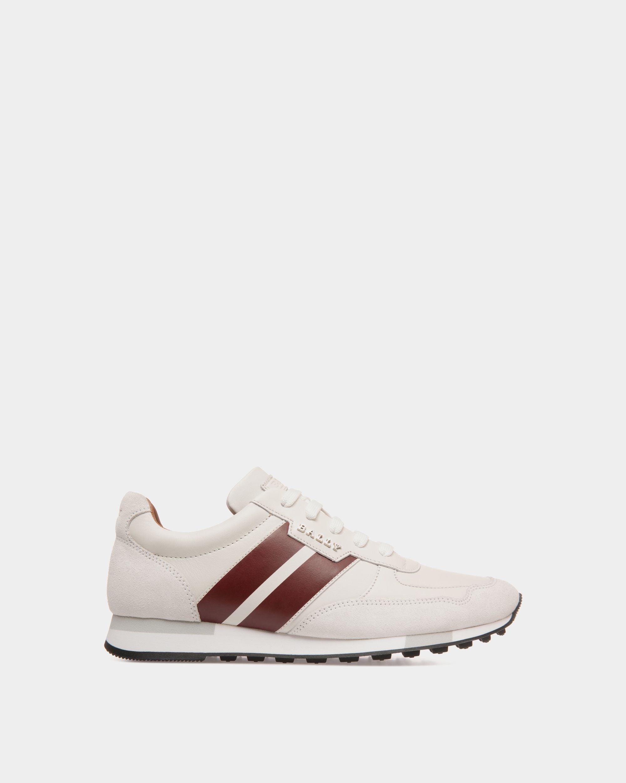 Sneaker In White  Leather - 女性 - Bally - 01