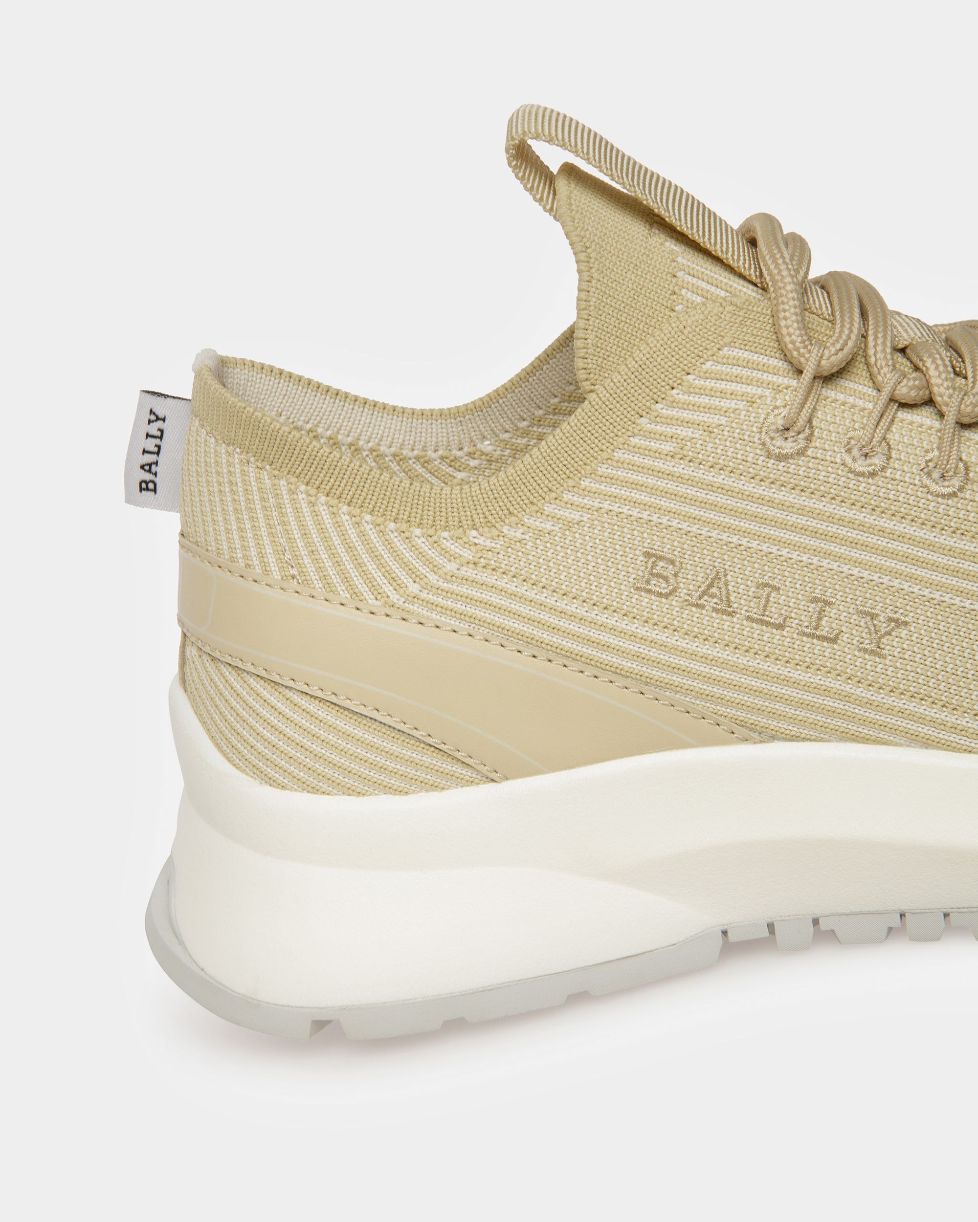 Dean ダスティホワイト＆ライトベージュ レザー／ファブリック／ポリエステル スニーカー - 女性 - Bally - 06
