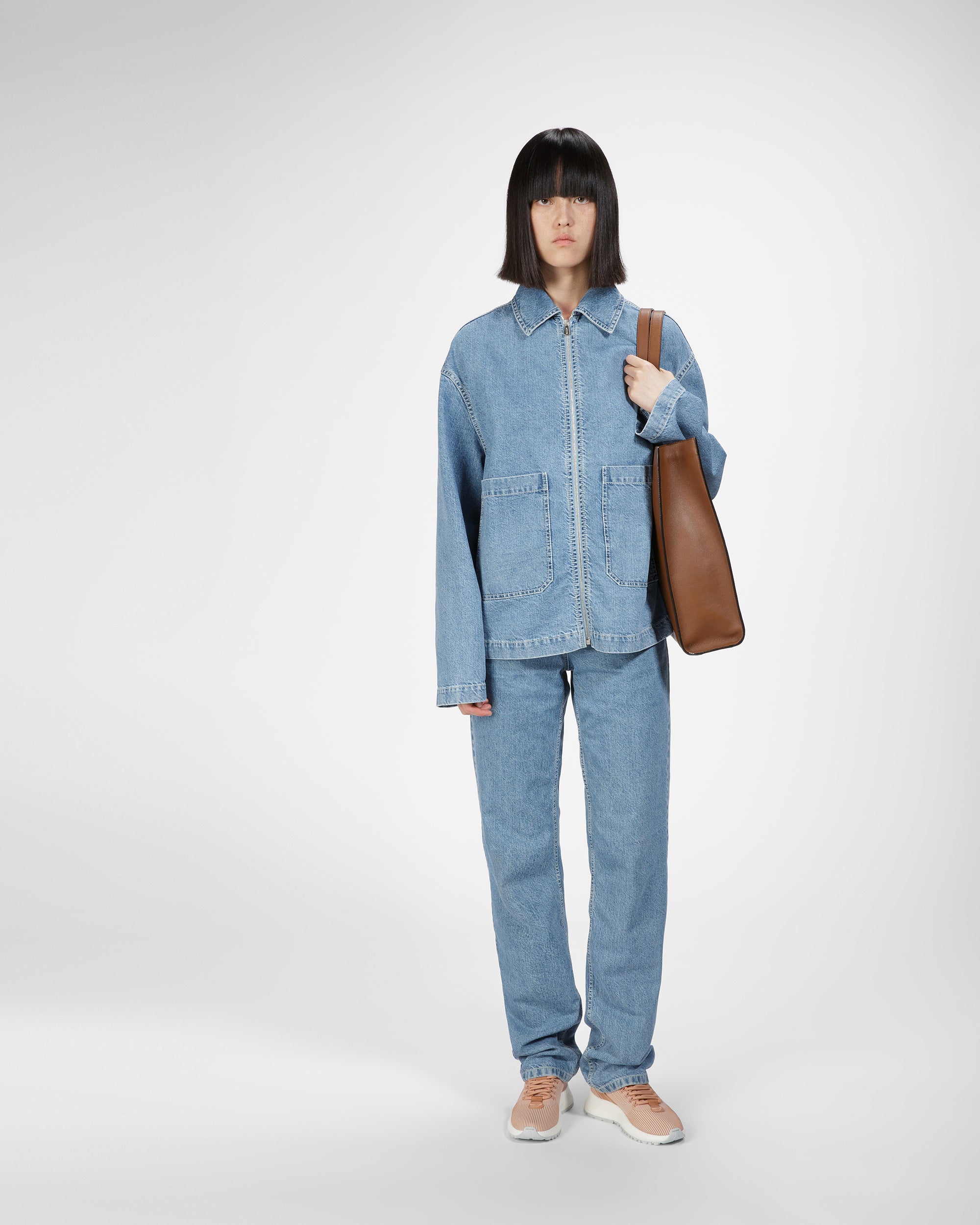 Dean ダスティホワイト＆ピーチ レザー／ファブリック／ポリエステル スニーカー - 女性 - Bally - 03