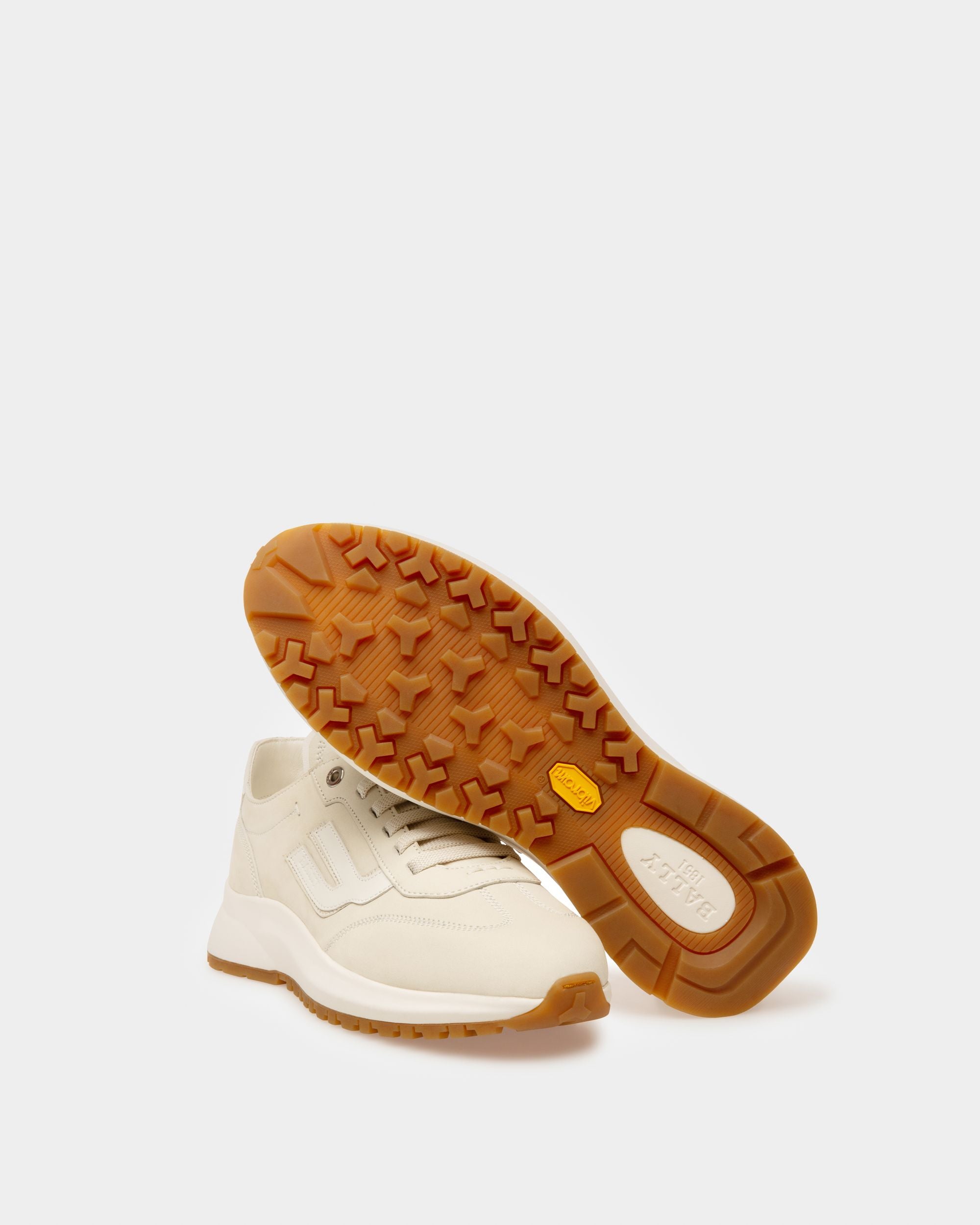 Demyl ダスティホワイト＆ホワイト レザー スニーカー - 女性 - Bally - 05