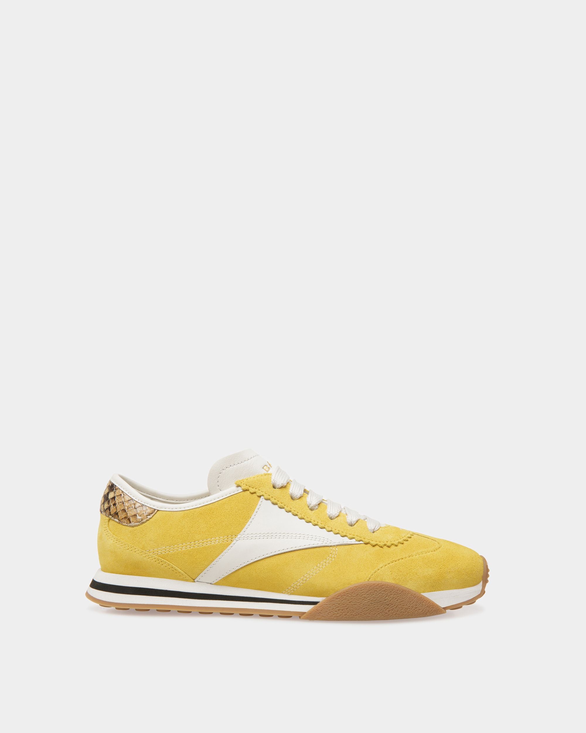 Sussex スニーカー イエロー＆ホワイト レザー - 女性 - Bally - 01