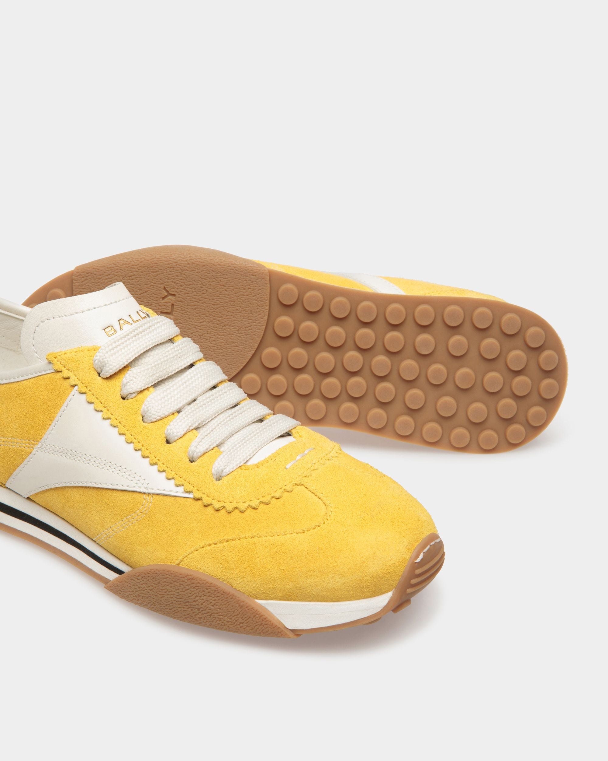 Sussex スニーカー イエロー＆ホワイト レザー - 女性 - Bally - 05