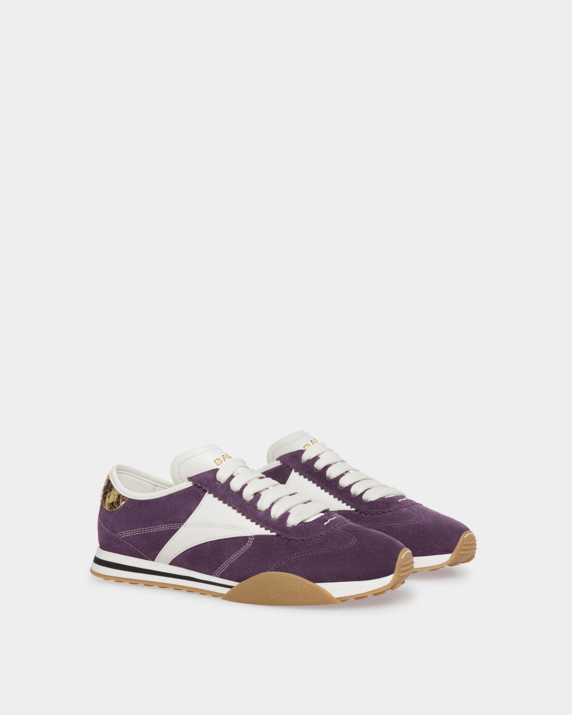 Sussex スニーカー オーキッド＆ホワイト レザー - 女性 - Bally - 03
