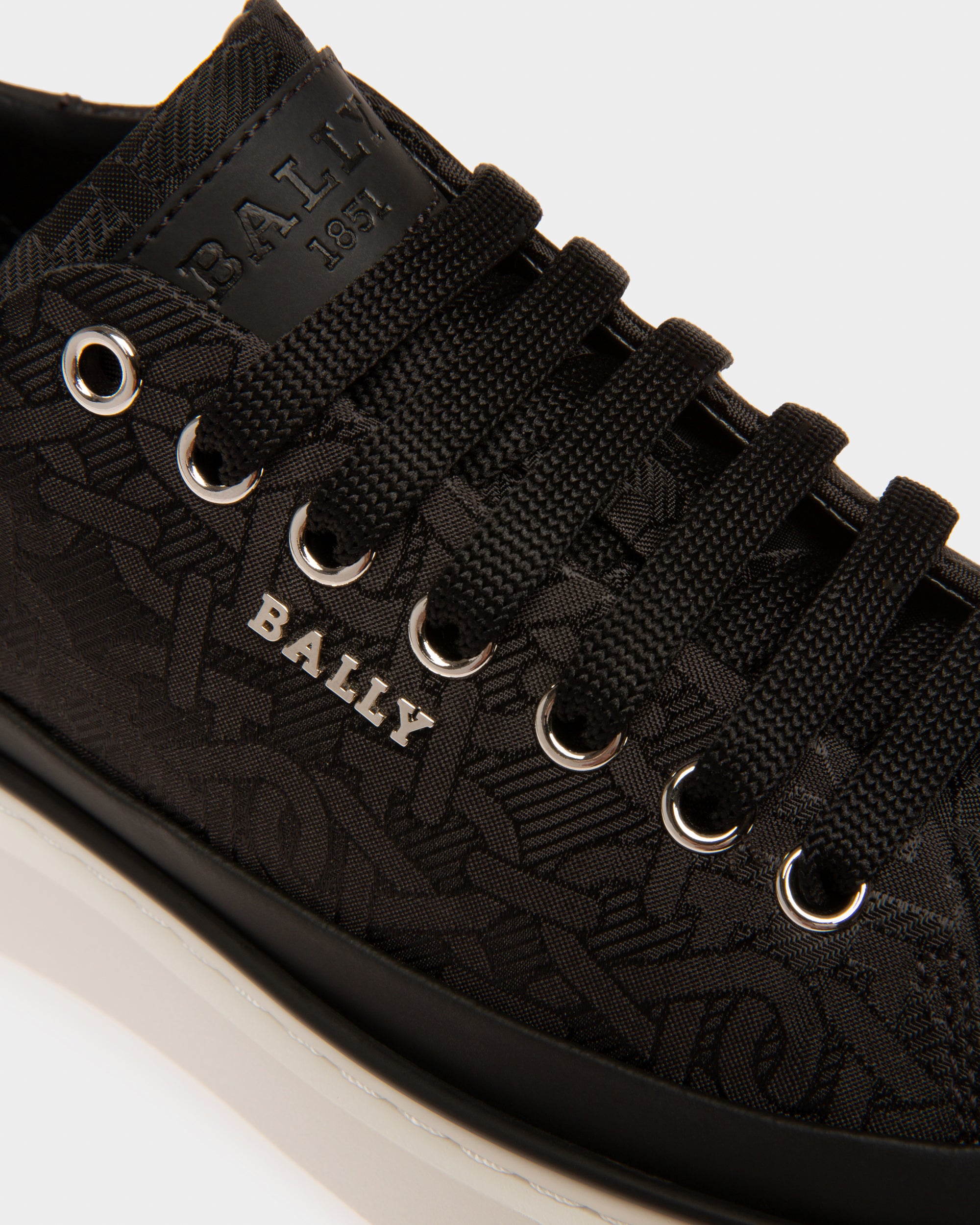 Maily ブラック ナイロンジャカード スニーカー - 女性 - Bally - 06
