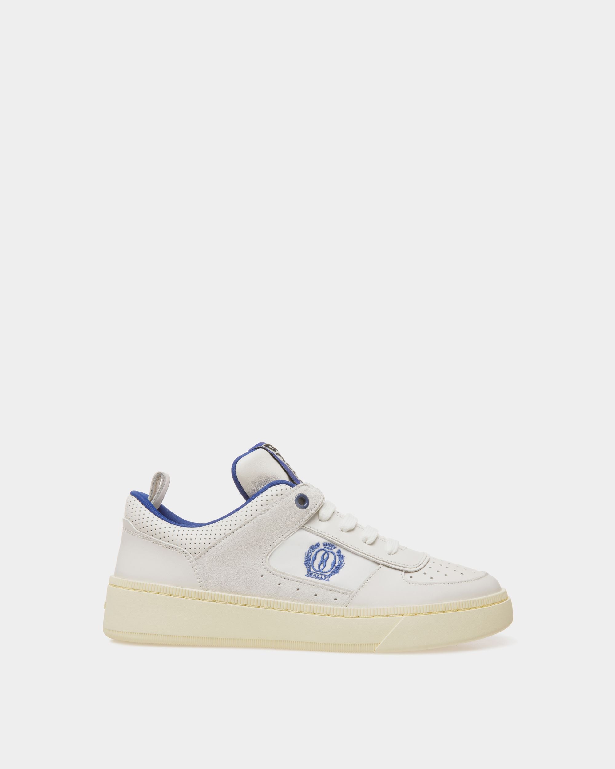Raise Sneaker In White Leather - 女性 - Bally - 01