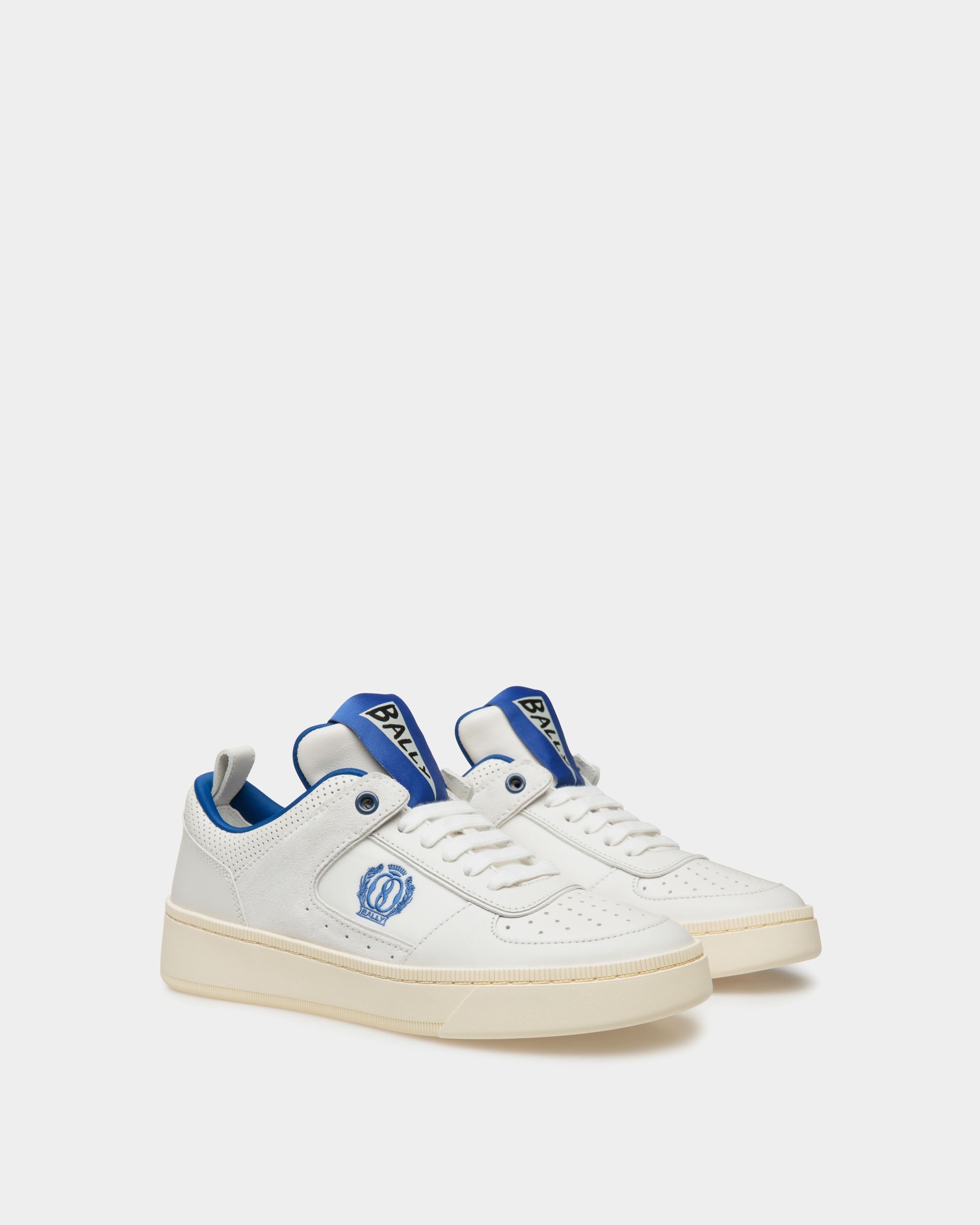 Raise Sneaker In White Leather - 女性 - Bally - 02