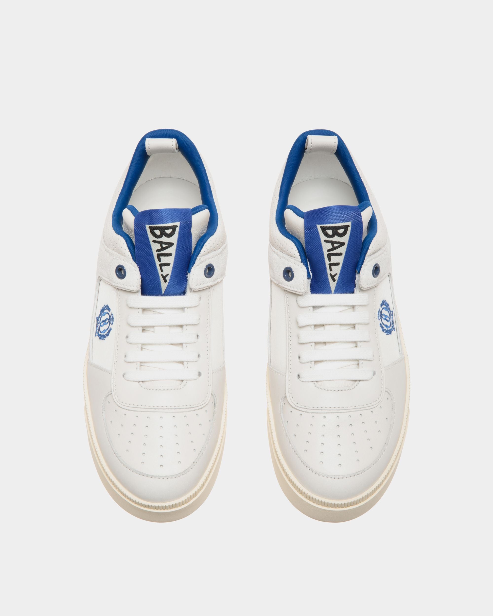 Raise Sneaker In White Leather - 女性 - Bally - 04