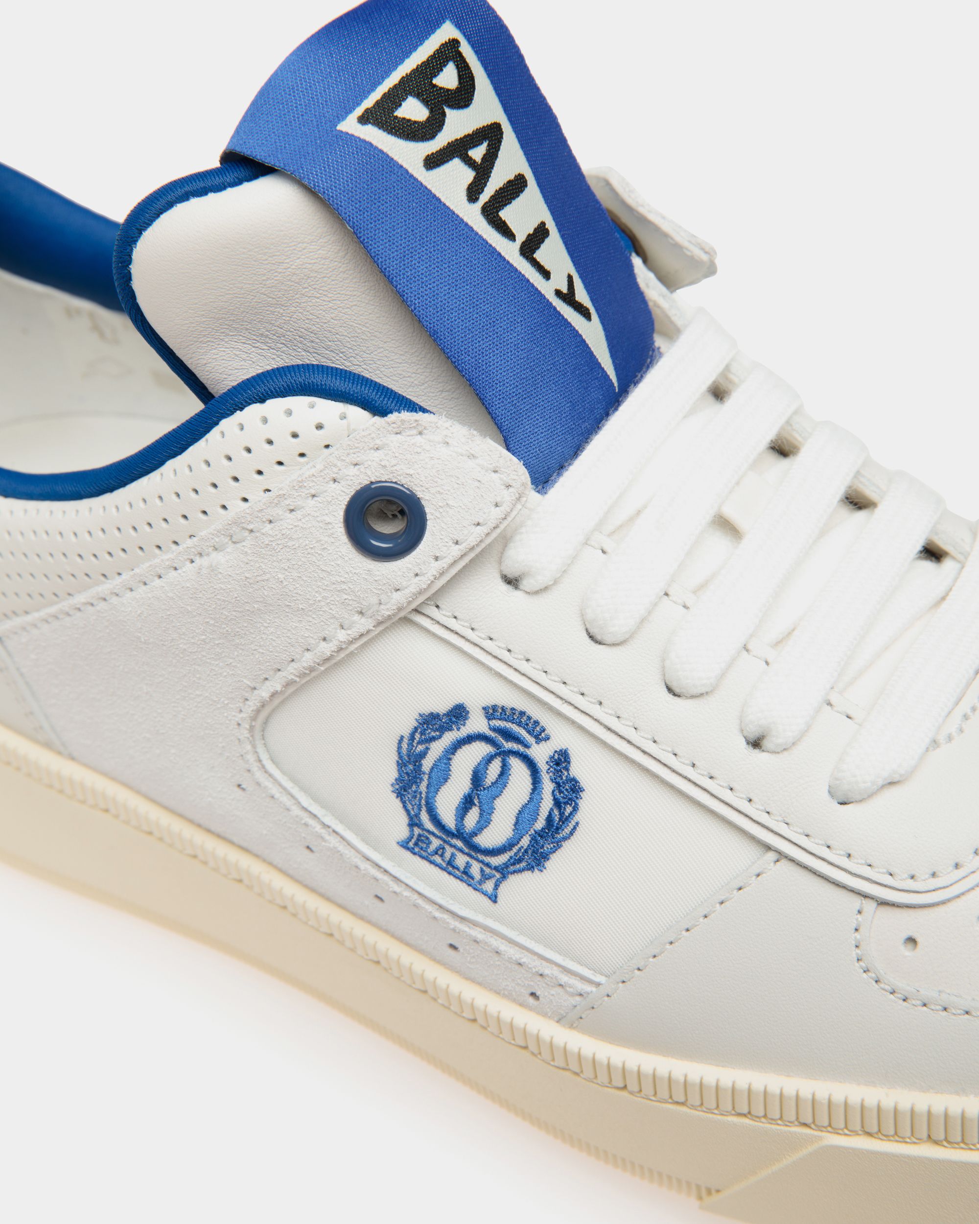 Raise Sneaker In White Leather - 女性 - Bally - 05