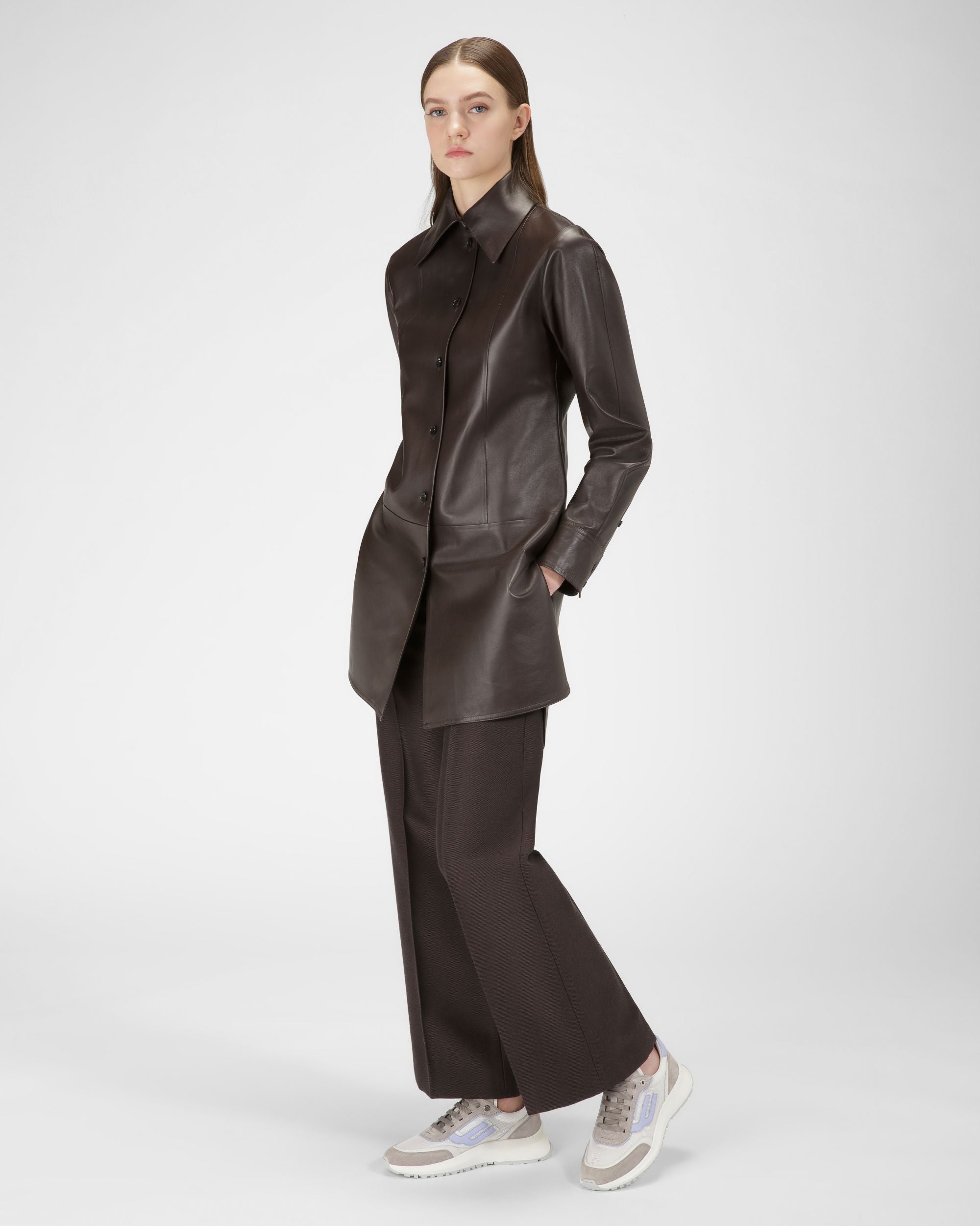 Demmy ホワイト＆グレー メッシュ＆レザー スニーカー - 女性 - Bally - 03