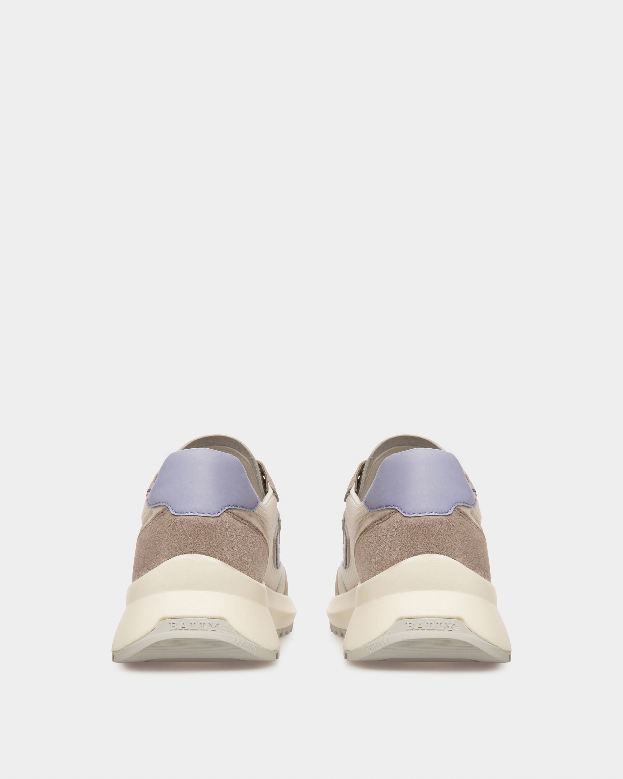 Demmy ホワイト＆グレー メッシュ＆レザー スニーカー - 女性 - Bally - 04