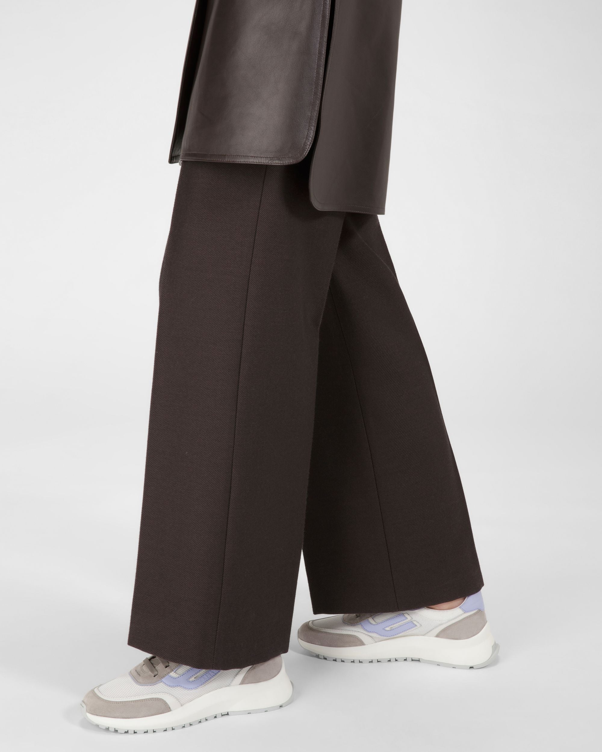 Demmy ホワイト＆グレー メッシュ＆レザー スニーカー - 女性 - Bally - 05