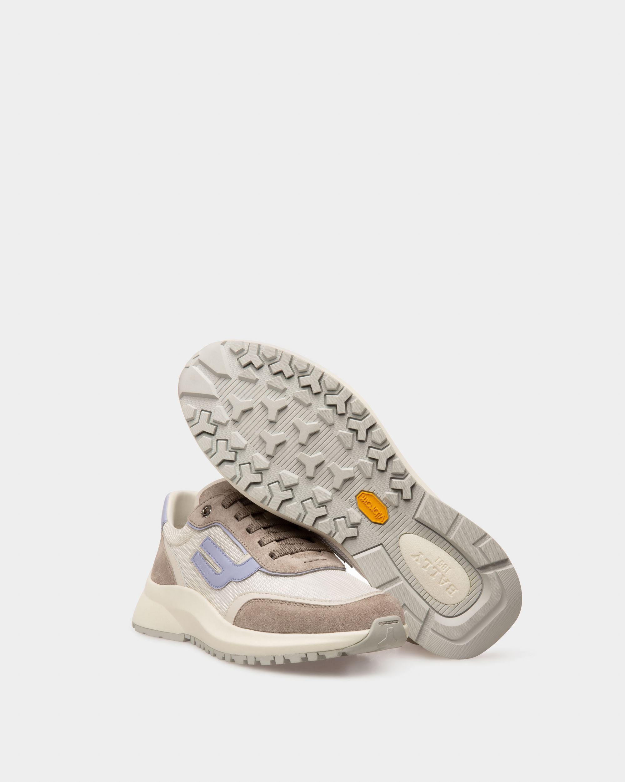 Demmy ホワイト＆グレー メッシュ＆レザー スニーカー - 女性 - Bally - 06