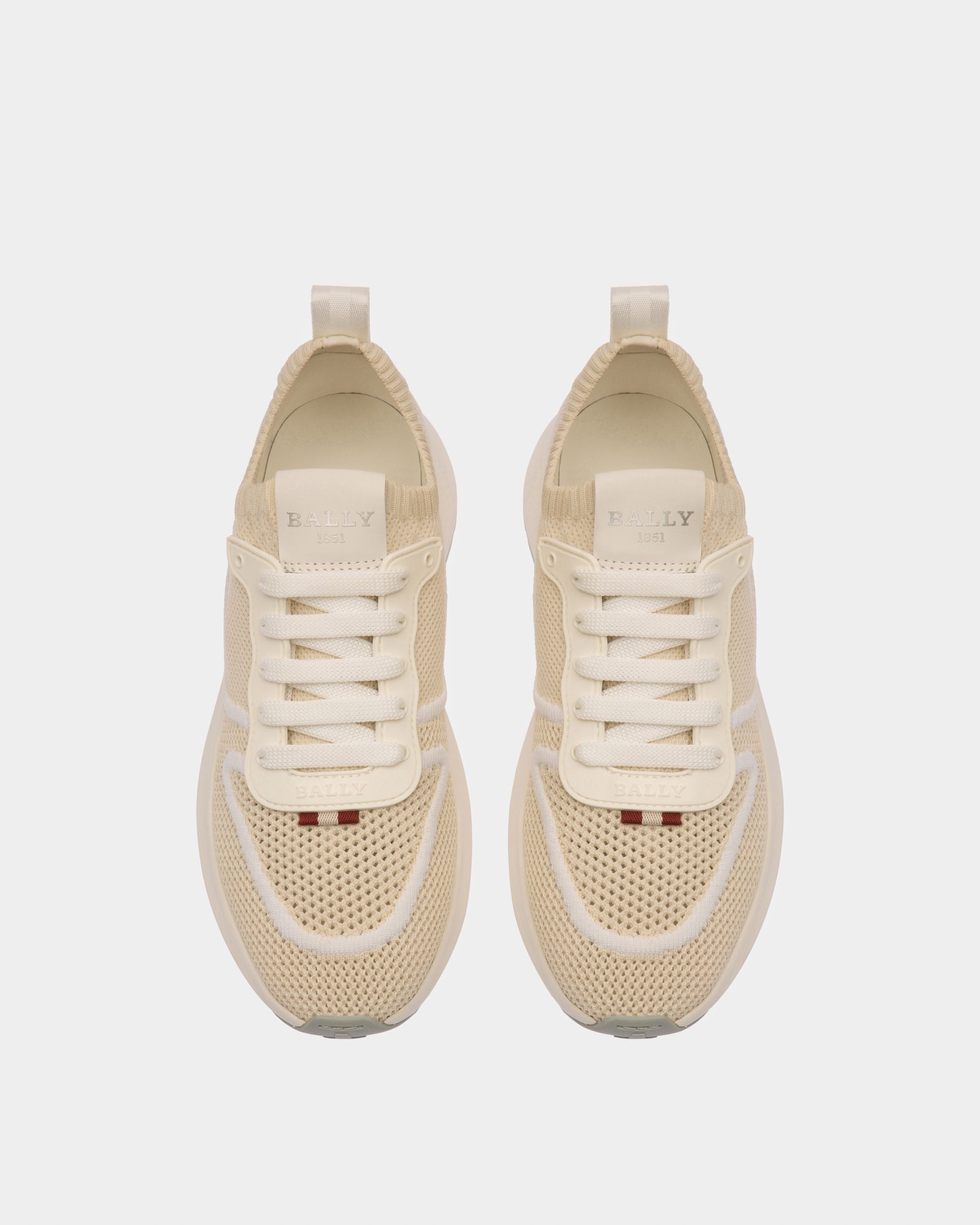 Davyn ダスティホワイト メッシュ＆レザー スニーカー - 女性 - Bally - 02