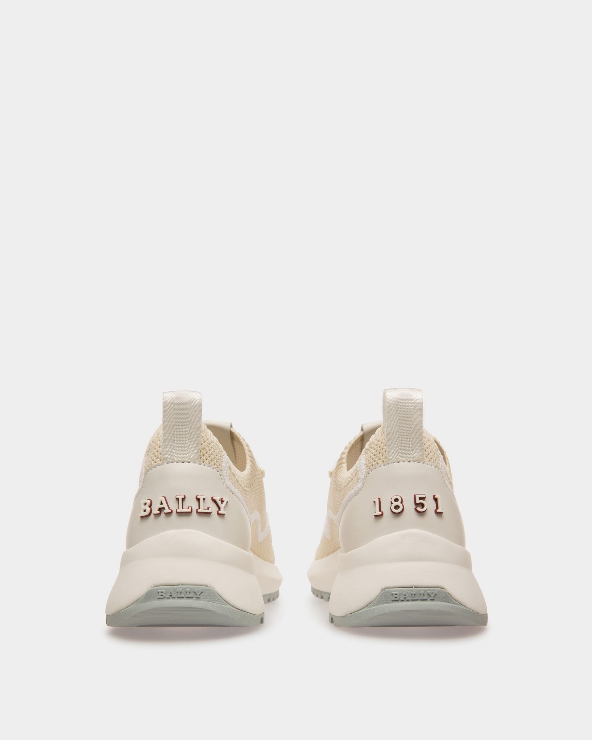 Davyn ダスティホワイト メッシュ＆レザー スニーカー - 女性 - Bally - 04