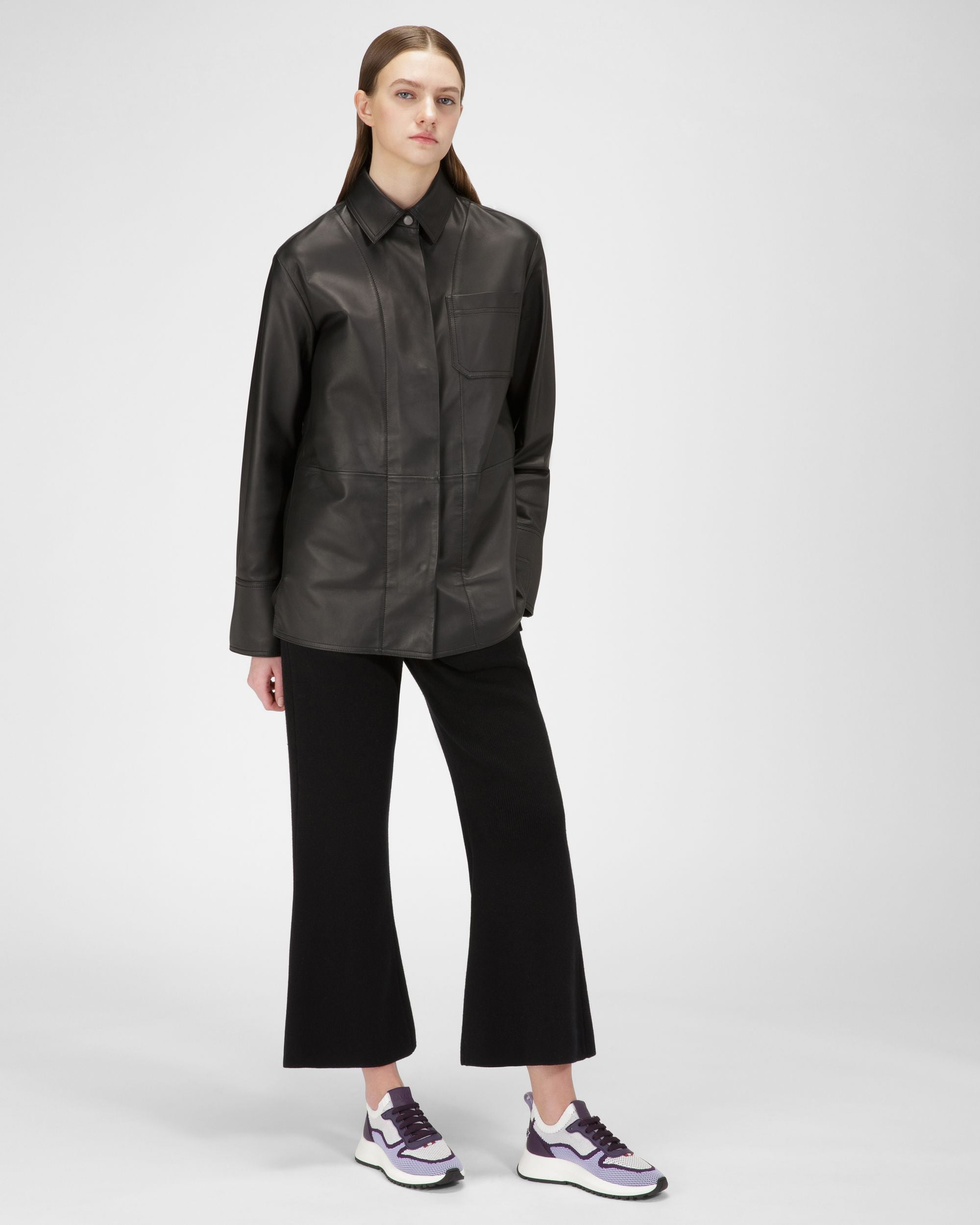 Davyn ホワイト＆ライラック＆パープル メッシュ スニーカー - 女性 - Bally - 03