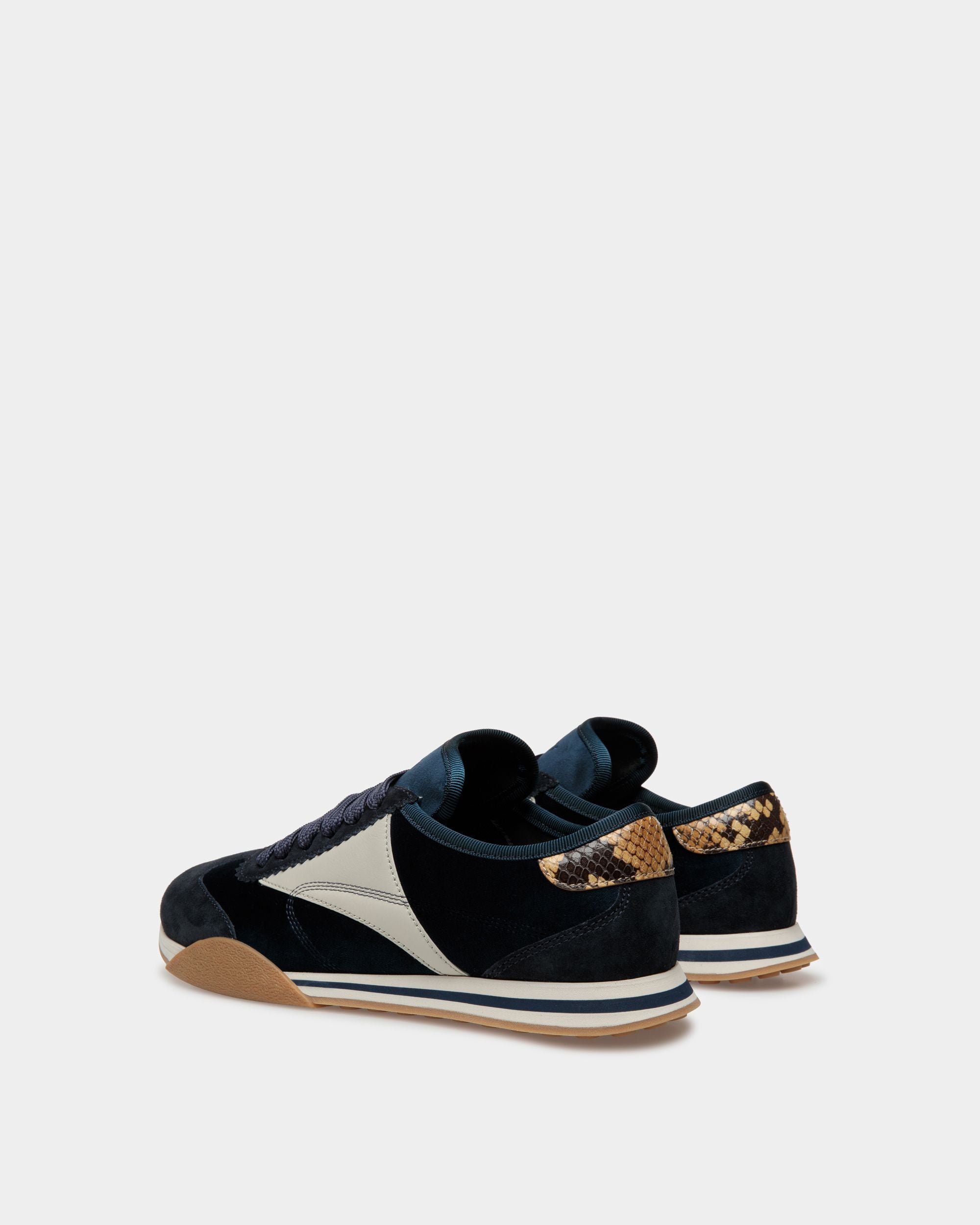 Sussex スニーカー ミッドナイト＆ダスティホワイト レザー＆コットン - 女性 - Bally - 03