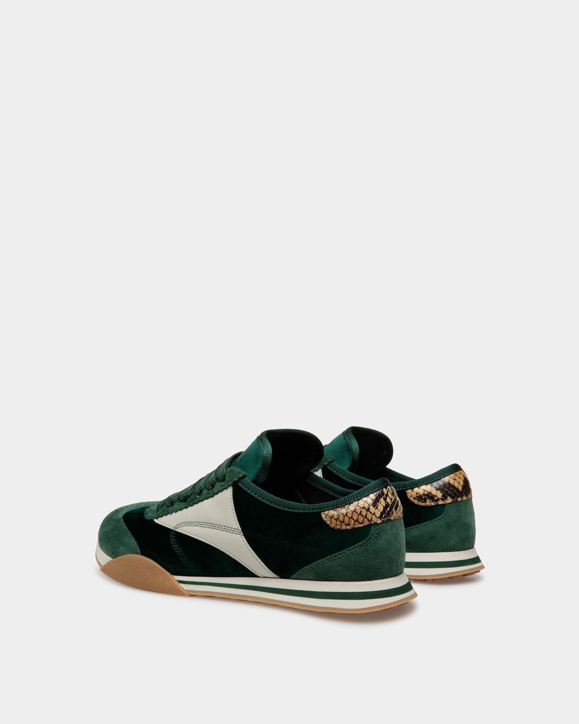 Sussex スニーカー ペパーミント＆ダスティホワイト レザー＆コットン - 女性 - Bally - 03