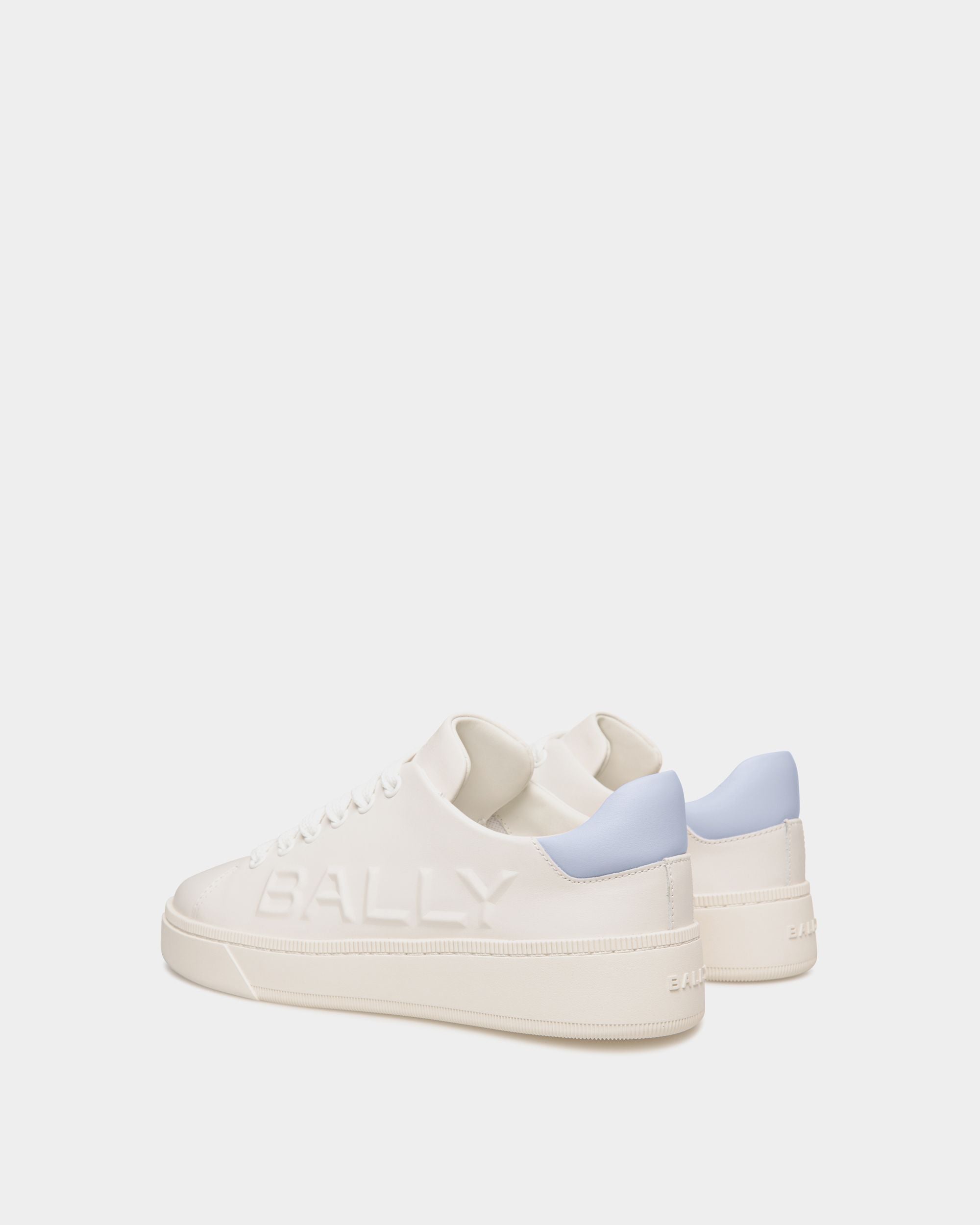 Raise スニーカー ホワイト＆ライトブルー レザー - 女性 - Bally - 03