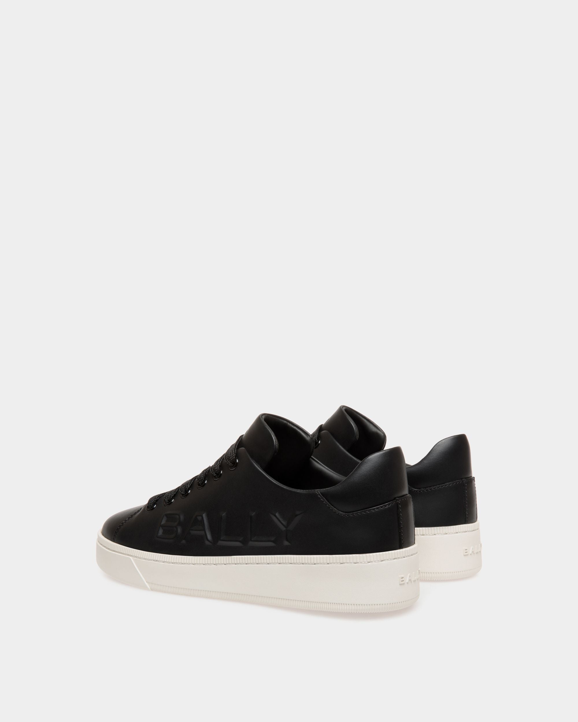 Raise Sneaker In Black Leather - 女性 - Bally - 03