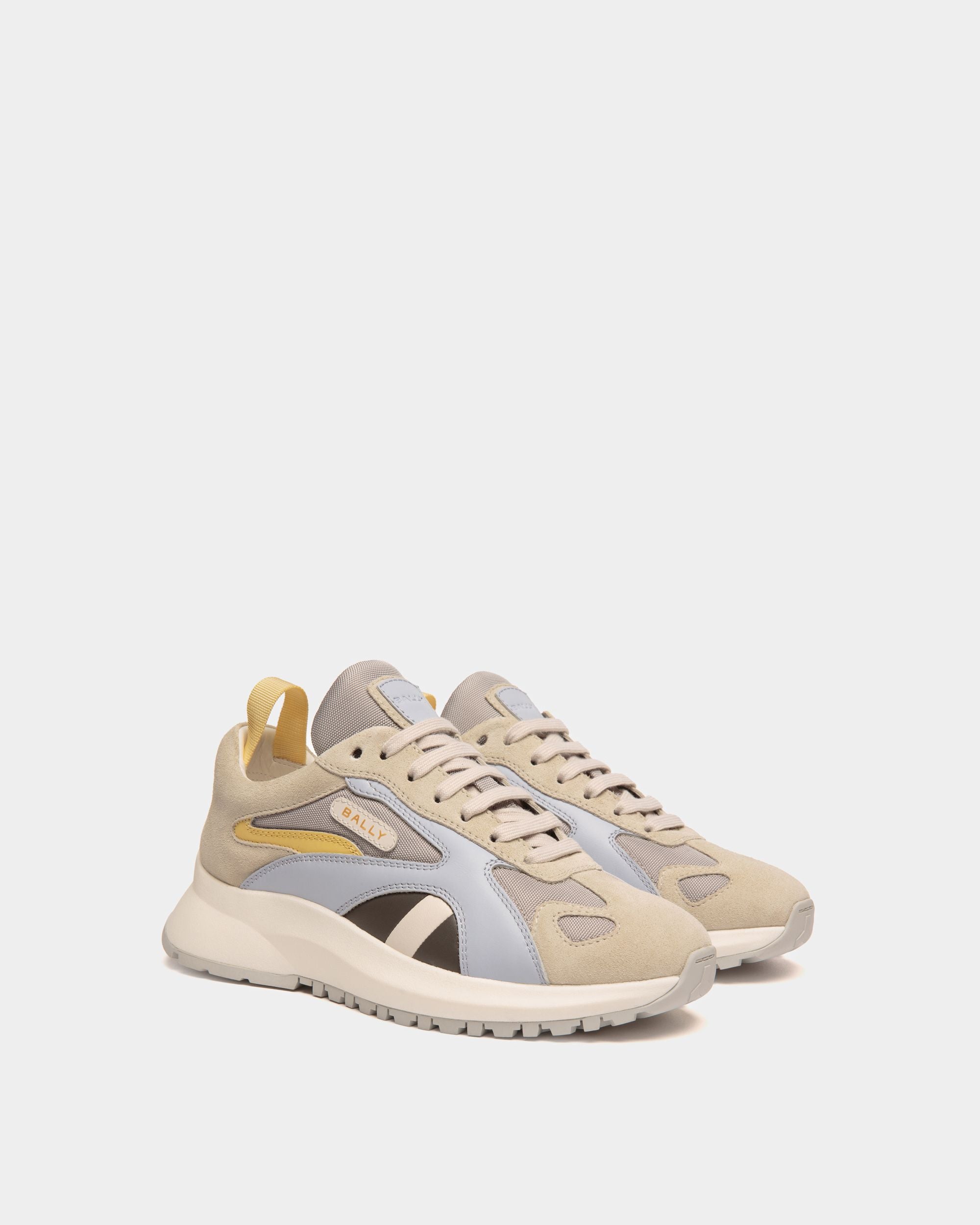Outline スニーカー ホワイト レザー＆メッシュ - 女性 - Bally - 02
