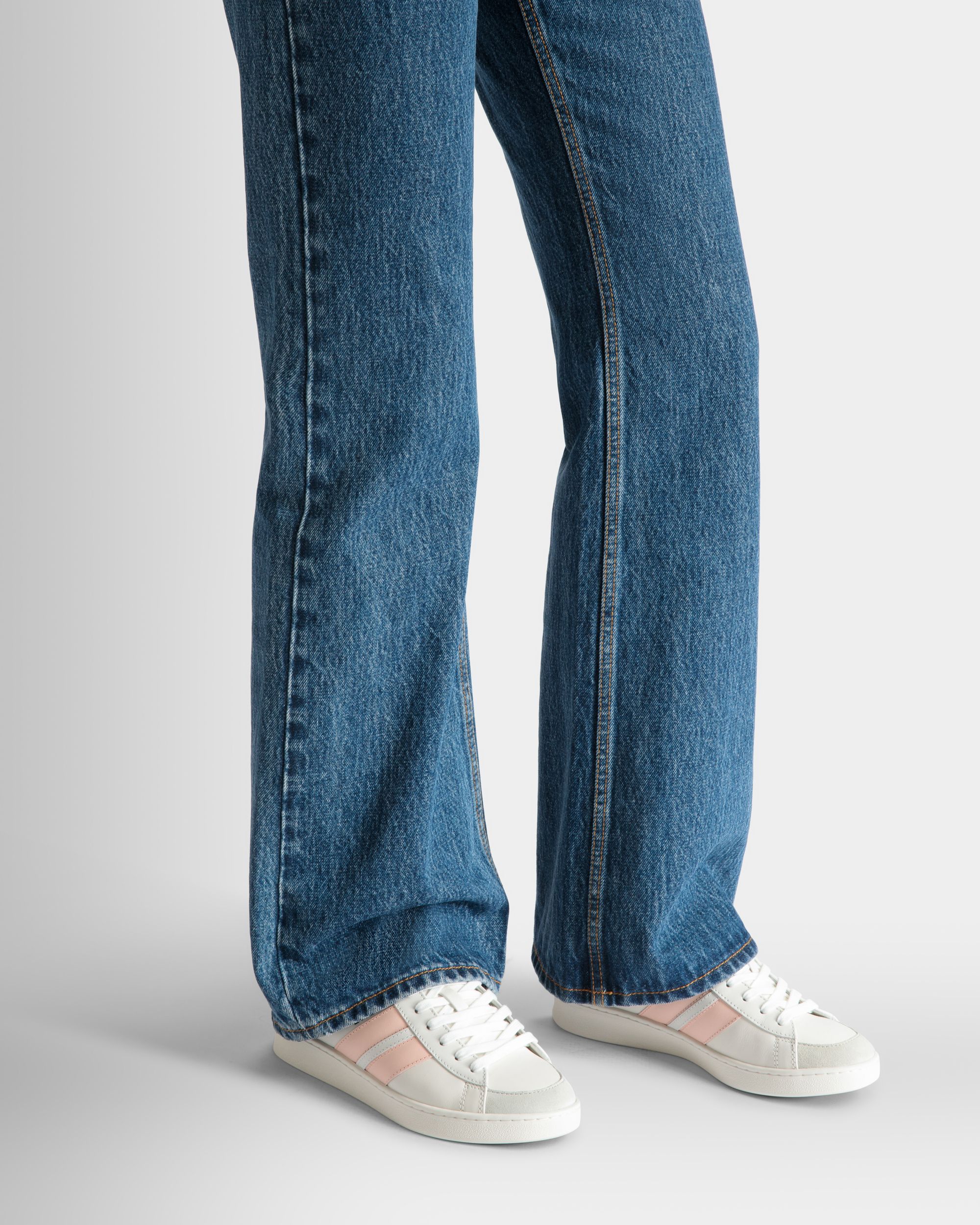 Tennis スニーカー ホワイト＆Baby Pink レザー - 女性 - Bally - 02