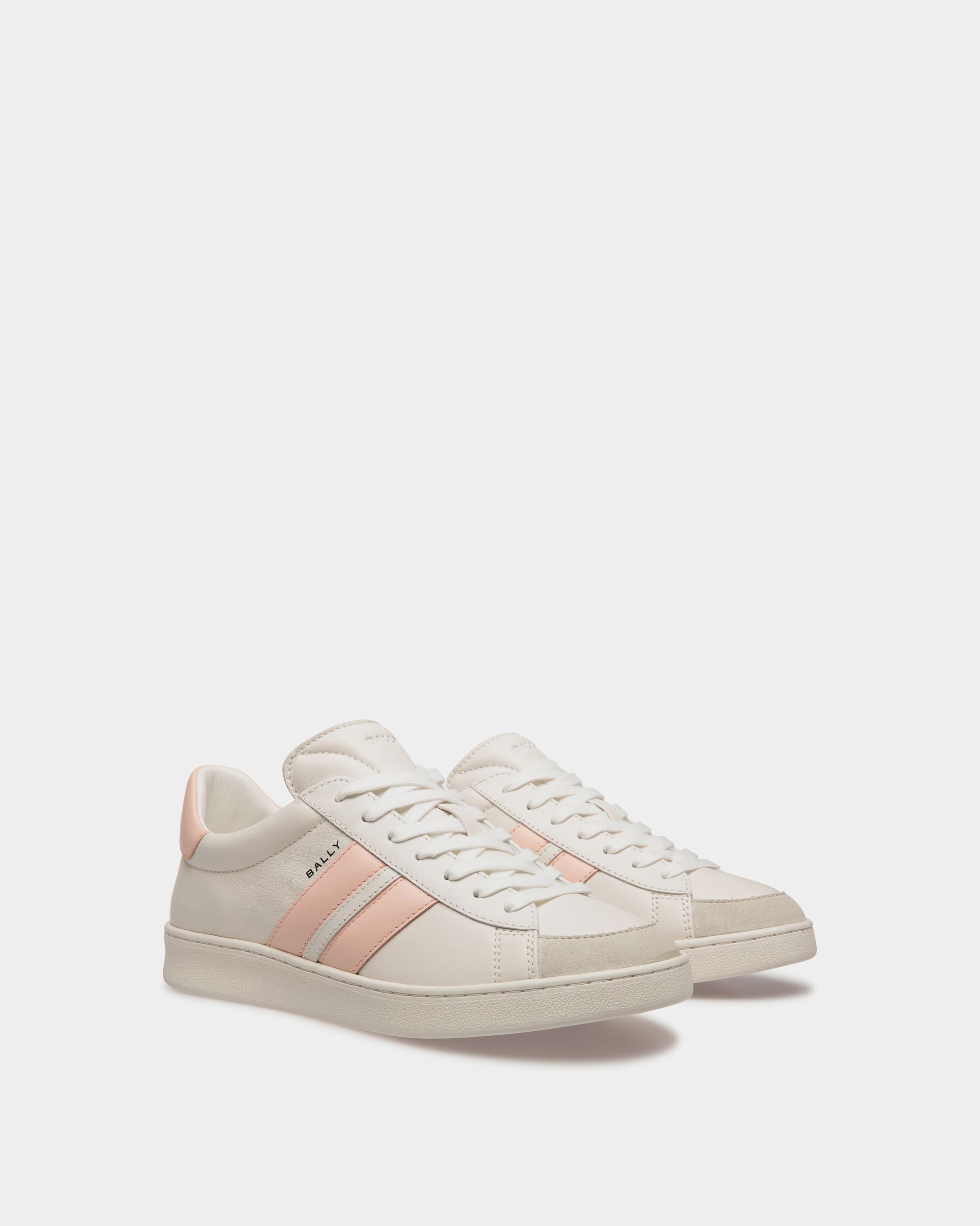 Tennis スニーカー ホワイト＆Baby Pink レザー - 女性 - Bally - 03