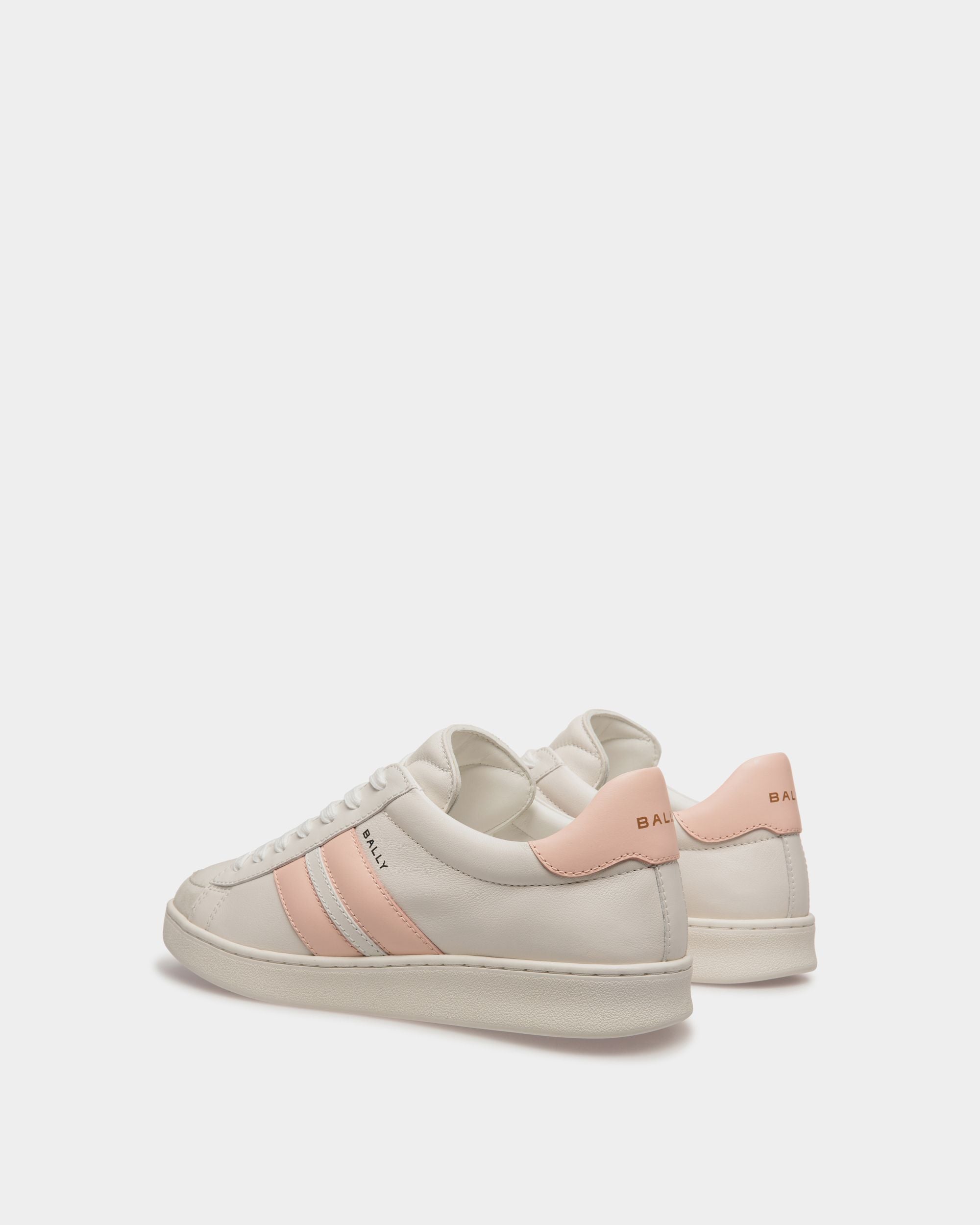 Tennis スニーカー ホワイト＆Baby Pink レザー - 女性 - Bally - 04