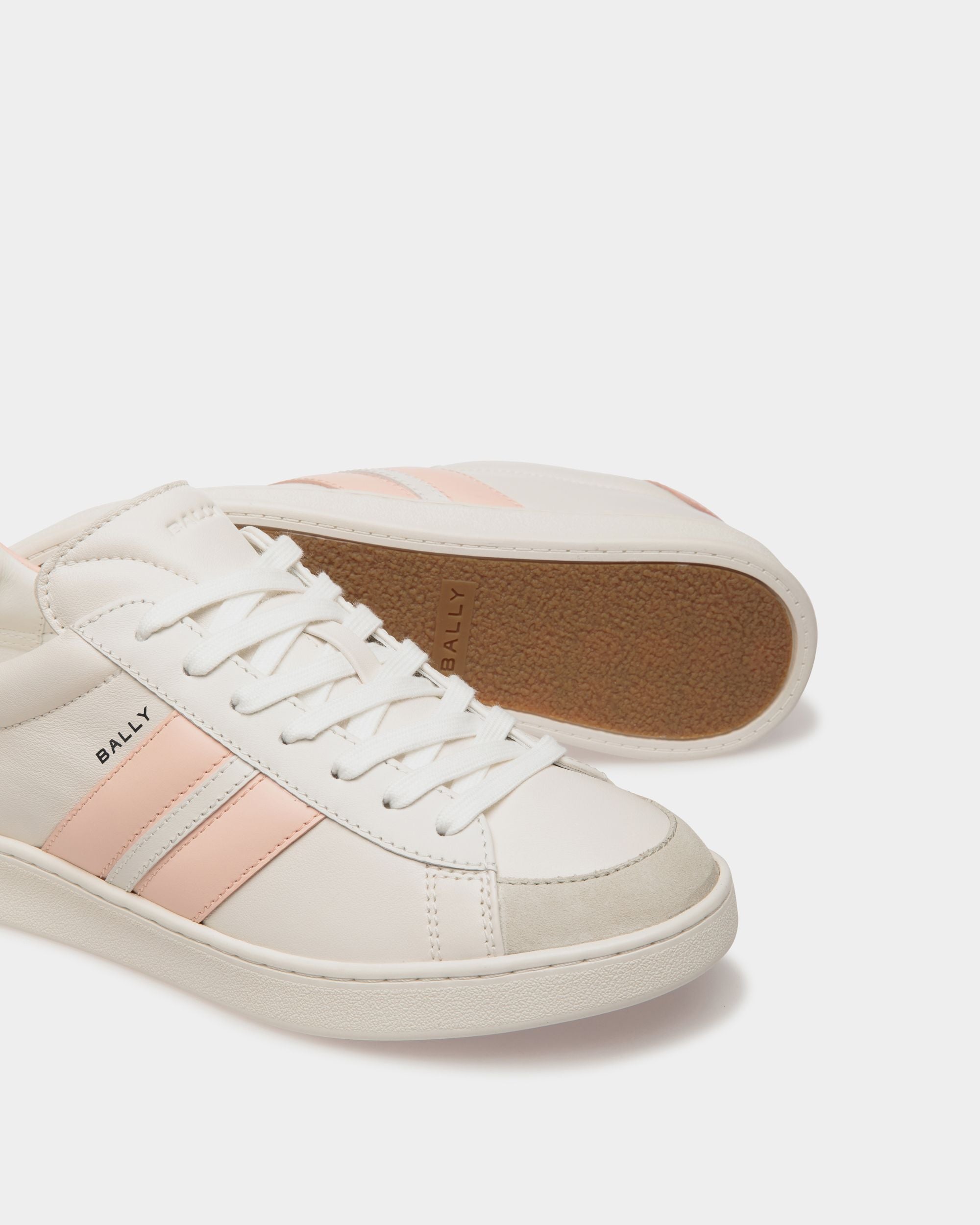 Tennis スニーカー ホワイト＆Baby Pink レザー - 女性 - Bally - 05