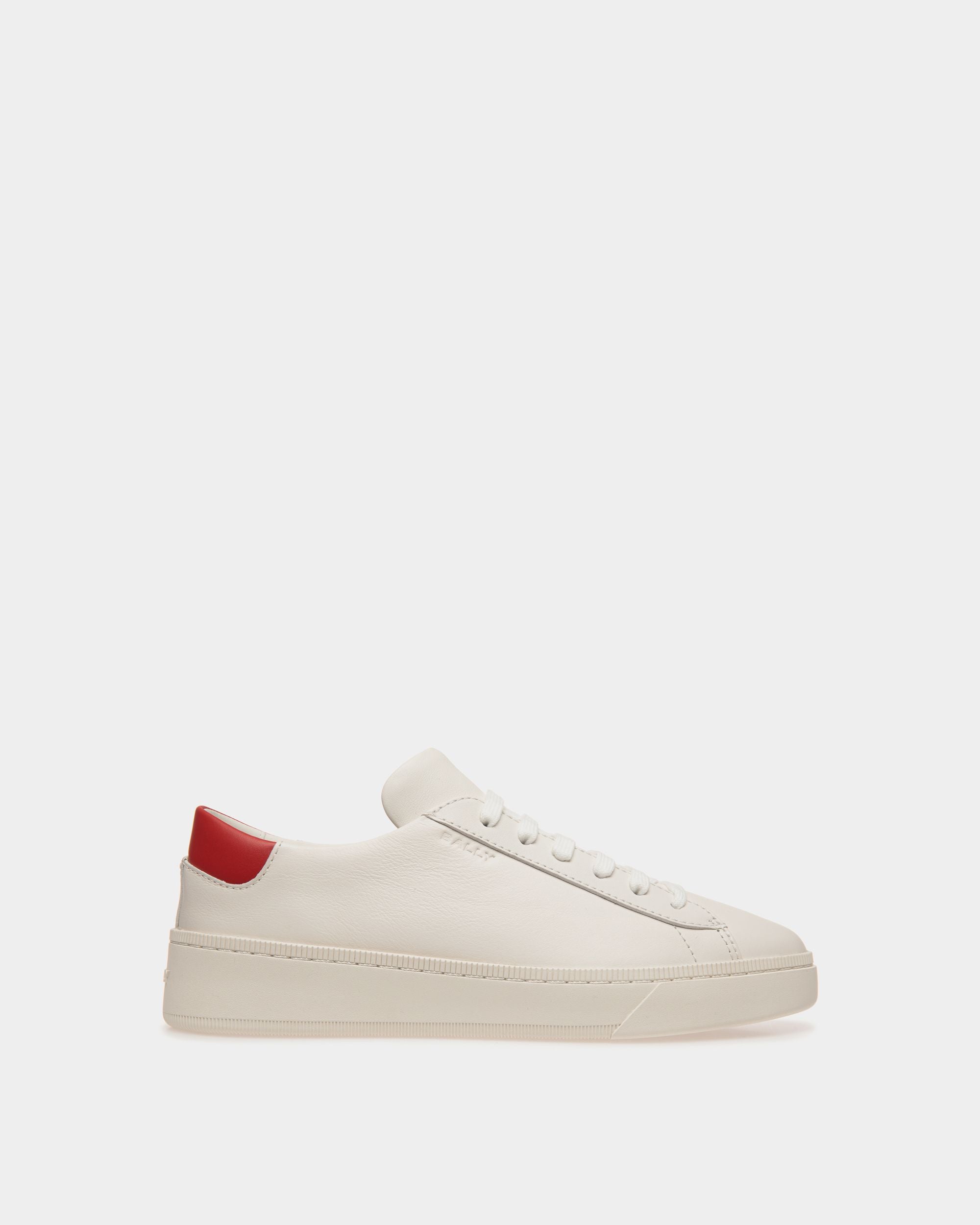 Raise スニーカー ホワイト＆レッド レザー - 女性 - Bally - 01