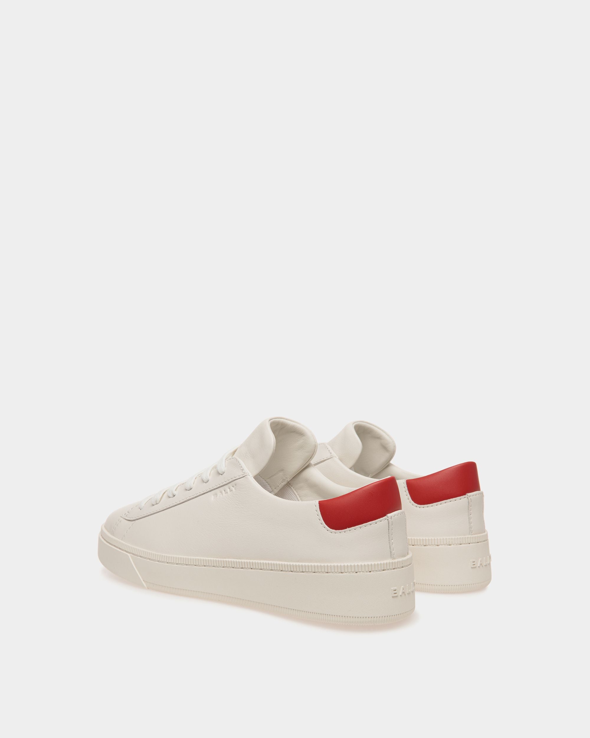 Raise スニーカー ホワイト＆レッド レザー - 女性 - Bally - 03