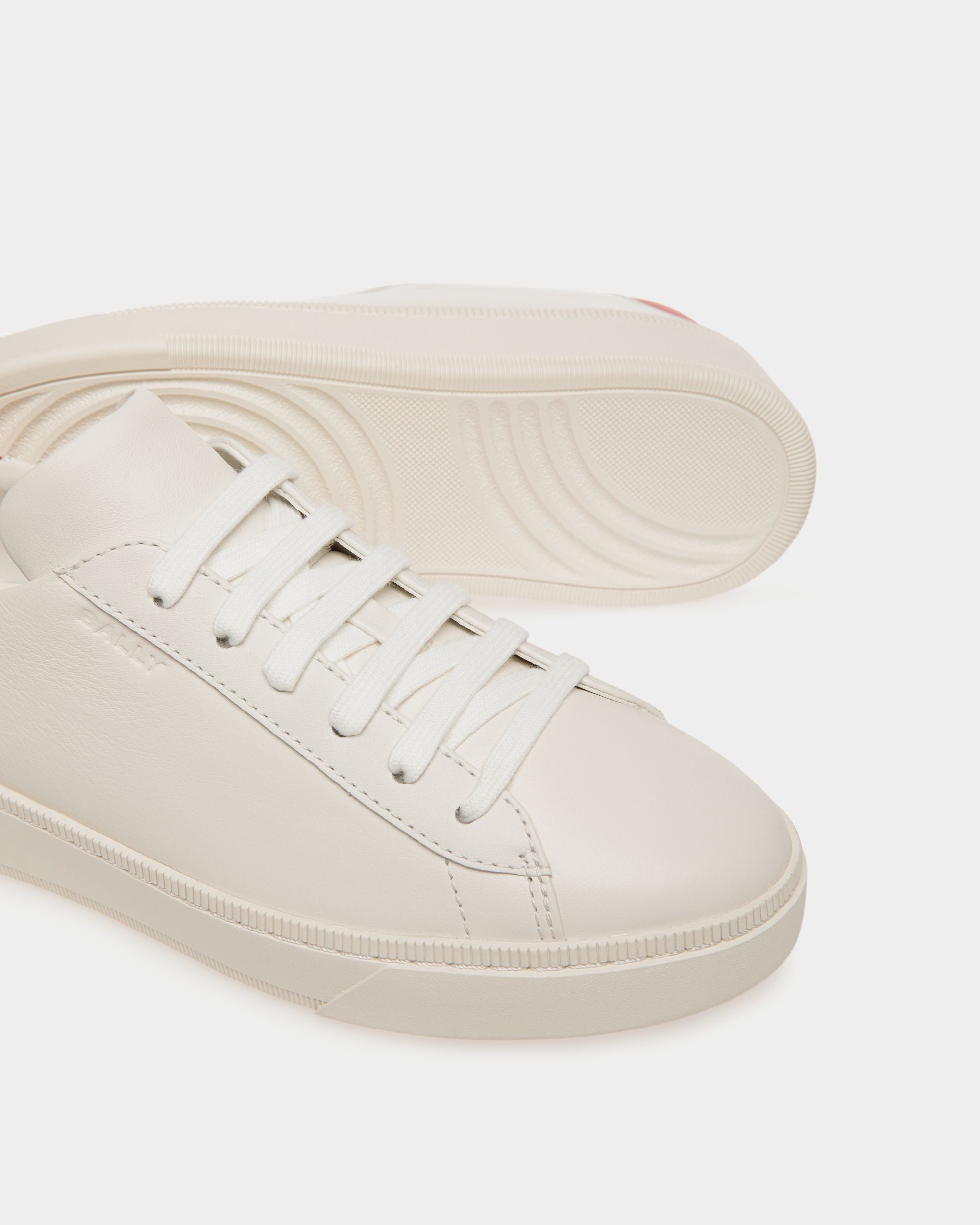 Raise スニーカー ホワイト＆レッド レザー - 女性 - Bally - 04