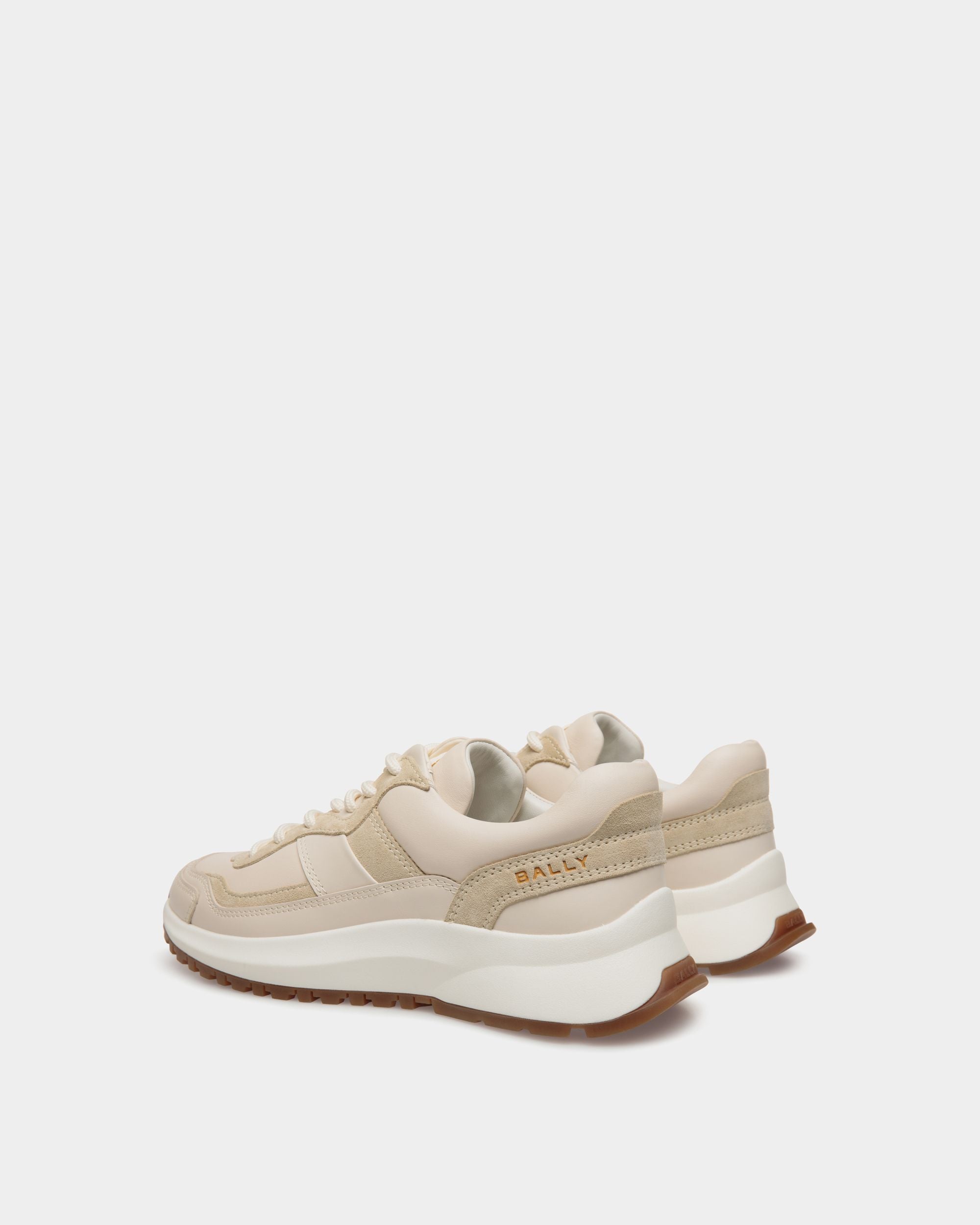 Outline スニーカー アイボリー＆シャンパン レザー - 女性 - Bally - 03