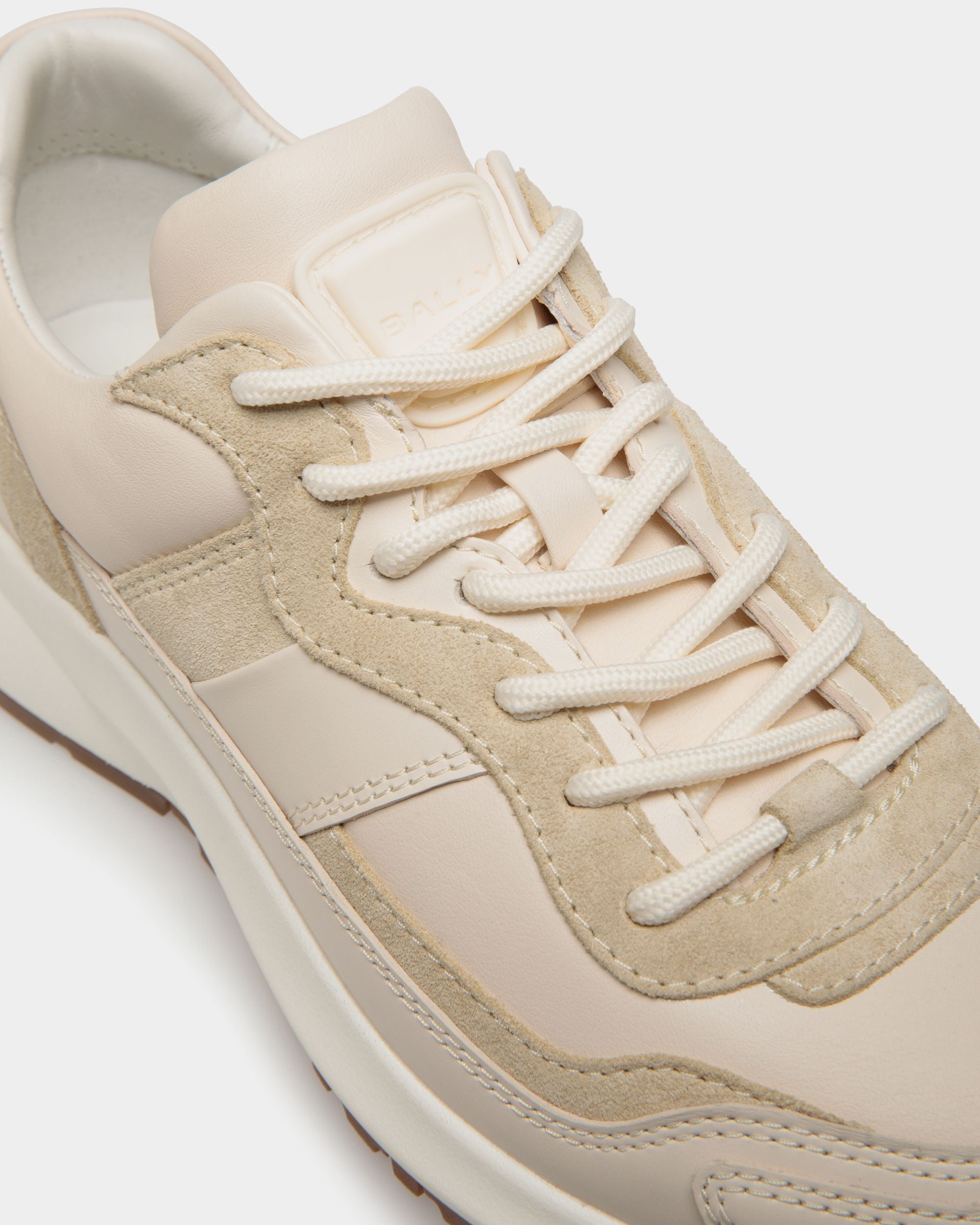 Outline スニーカー アイボリー＆シャンパン レザー - 女性 - Bally - 05
