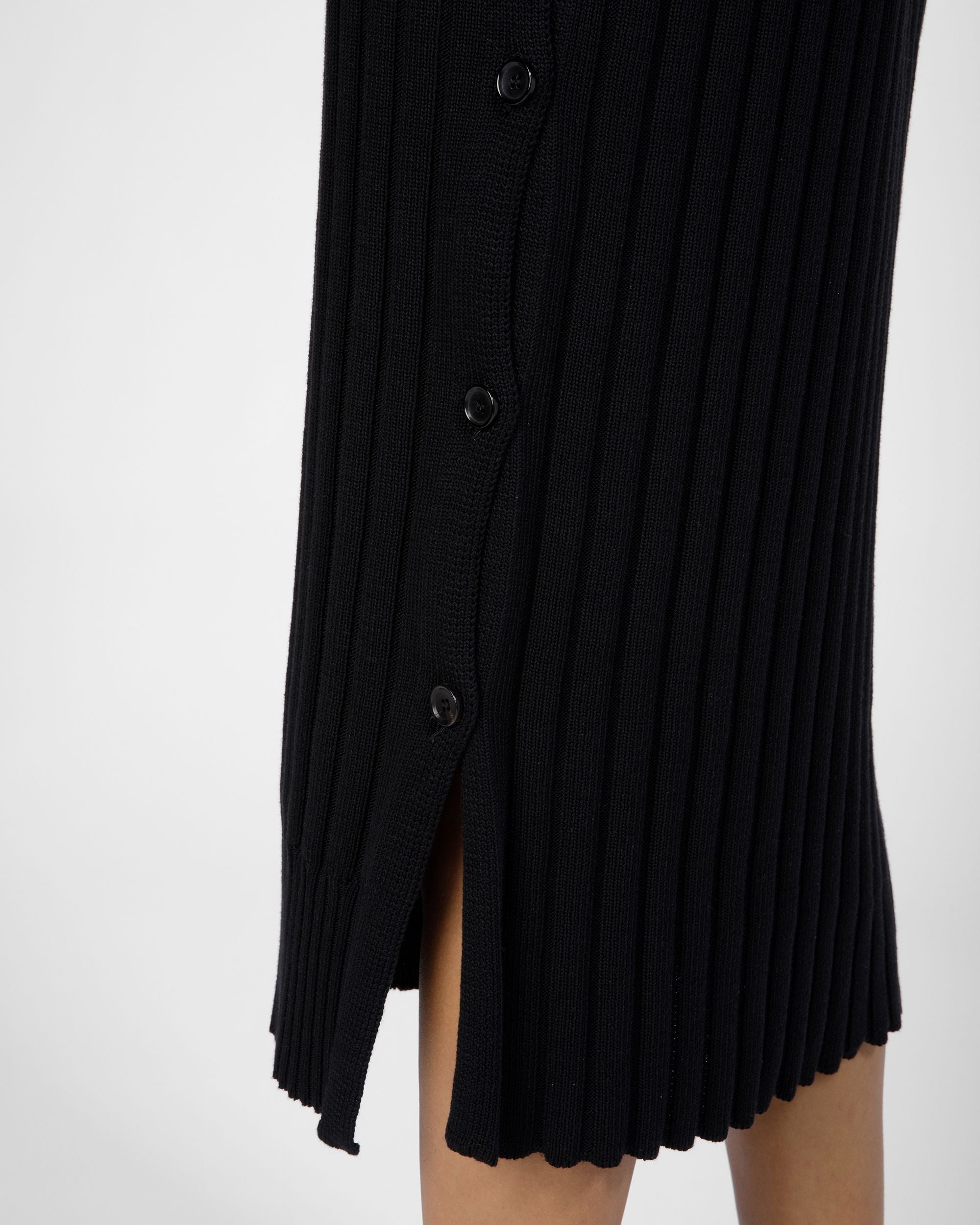 ブラック コットンシルクブレンド ニットドレス - 女性 - Bally - 03