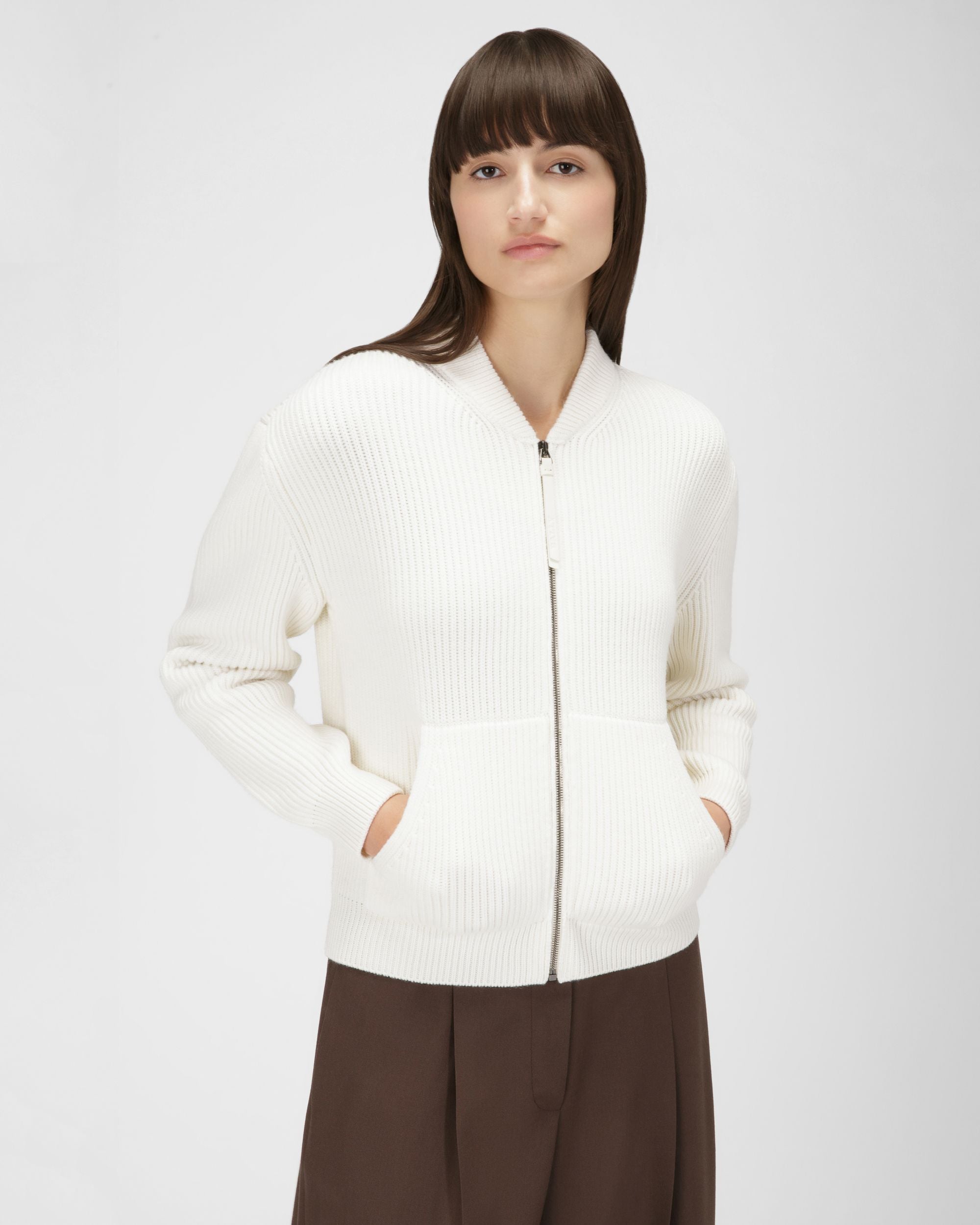 ボーンホワイト ウール ジャケット - 女性 - Bally - 01